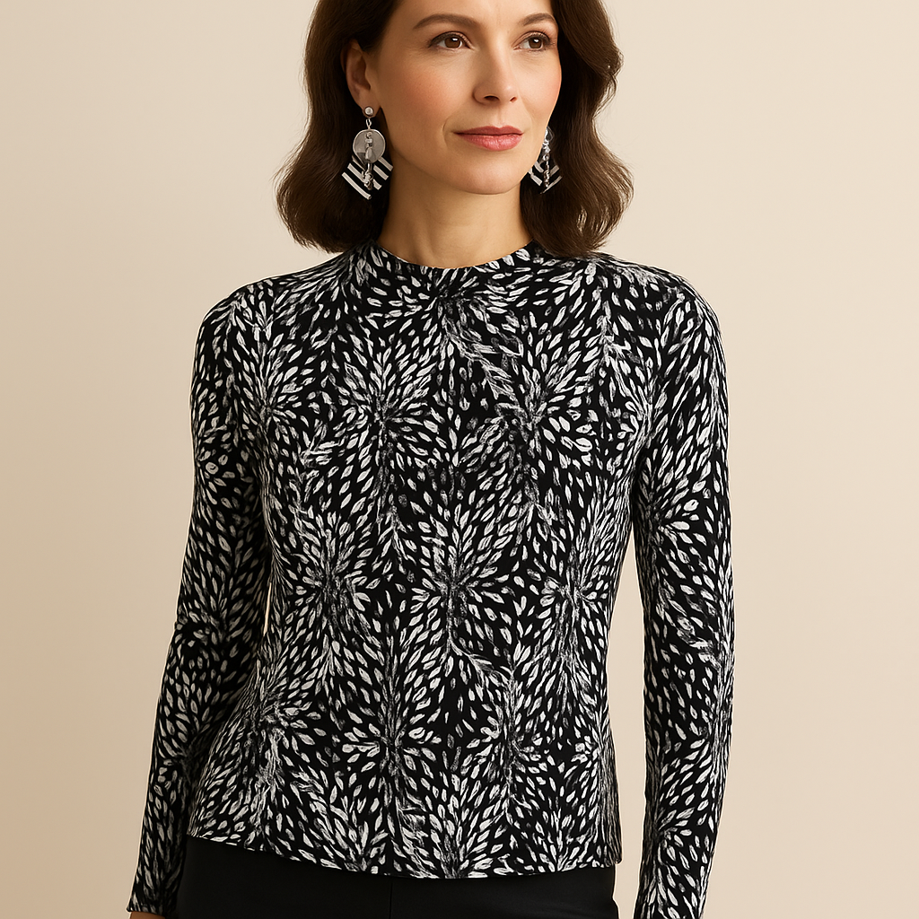 take the blouse and use full body shot with the earrings visible on an age 47 beautiful stunning ...