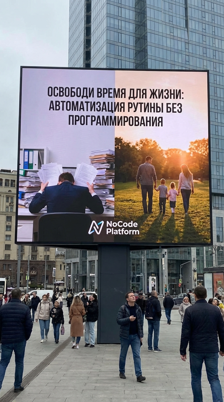 Освободи время для жизни: Автоматизация рутины без программирования