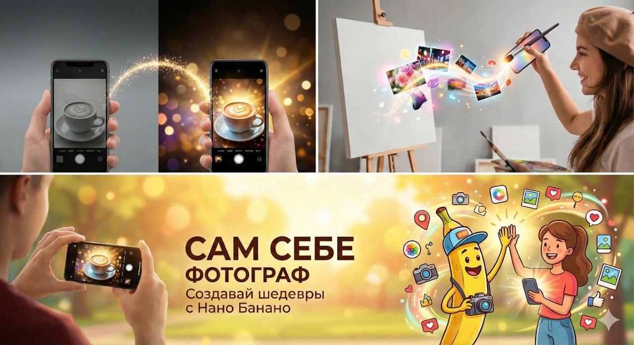Домашний глянец: Твоя фотостудия в кармане с Nano Banano