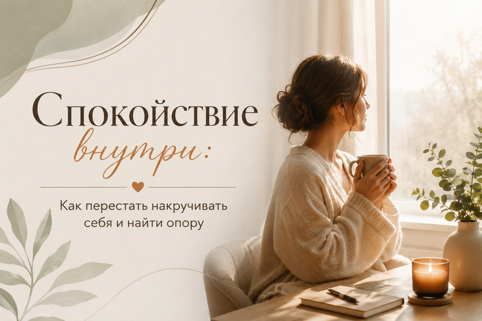 Спокойствие внутри: Как перестать накручивать себя и найти опору