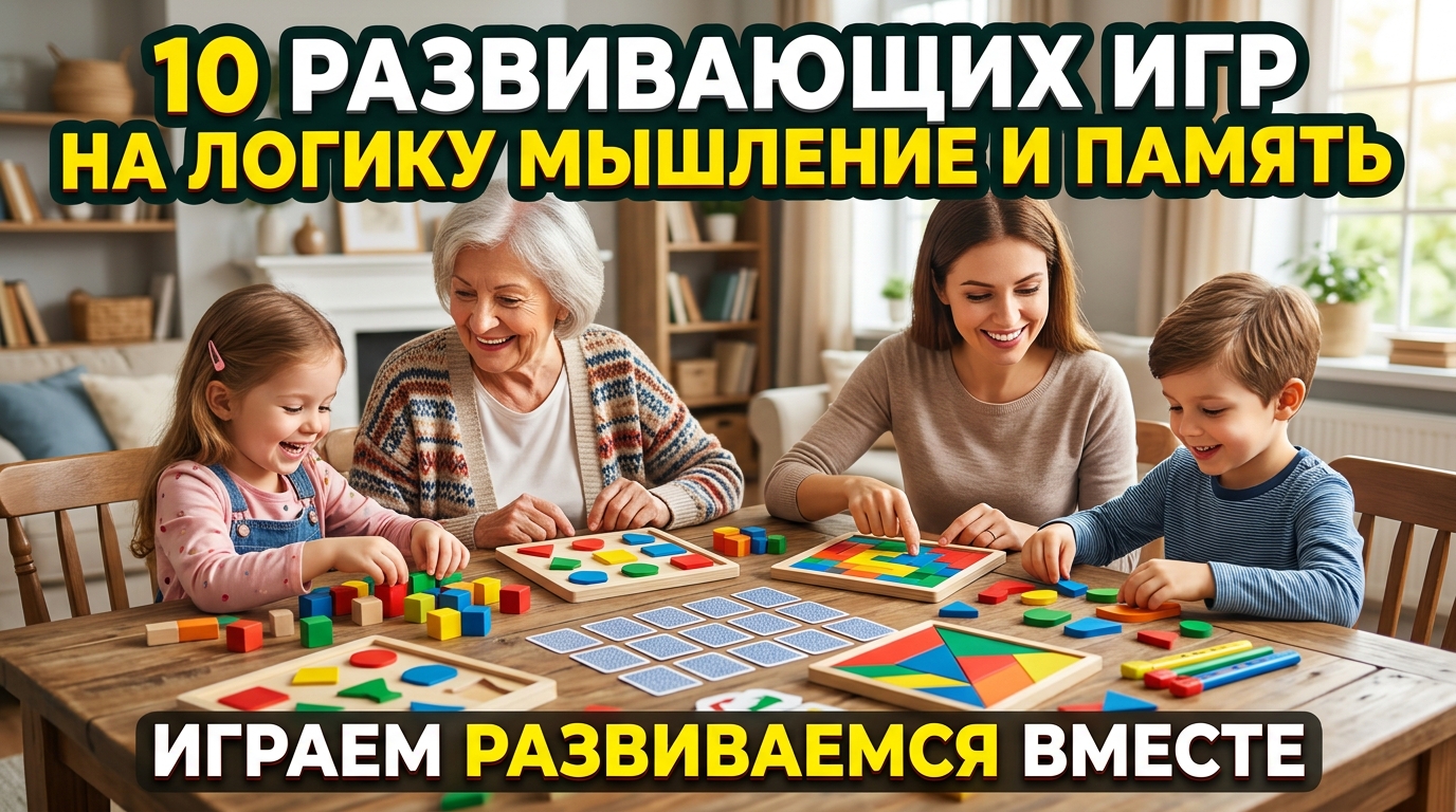 Прокачай свой мозг: 10 игр для развития логики и стратегического мышления