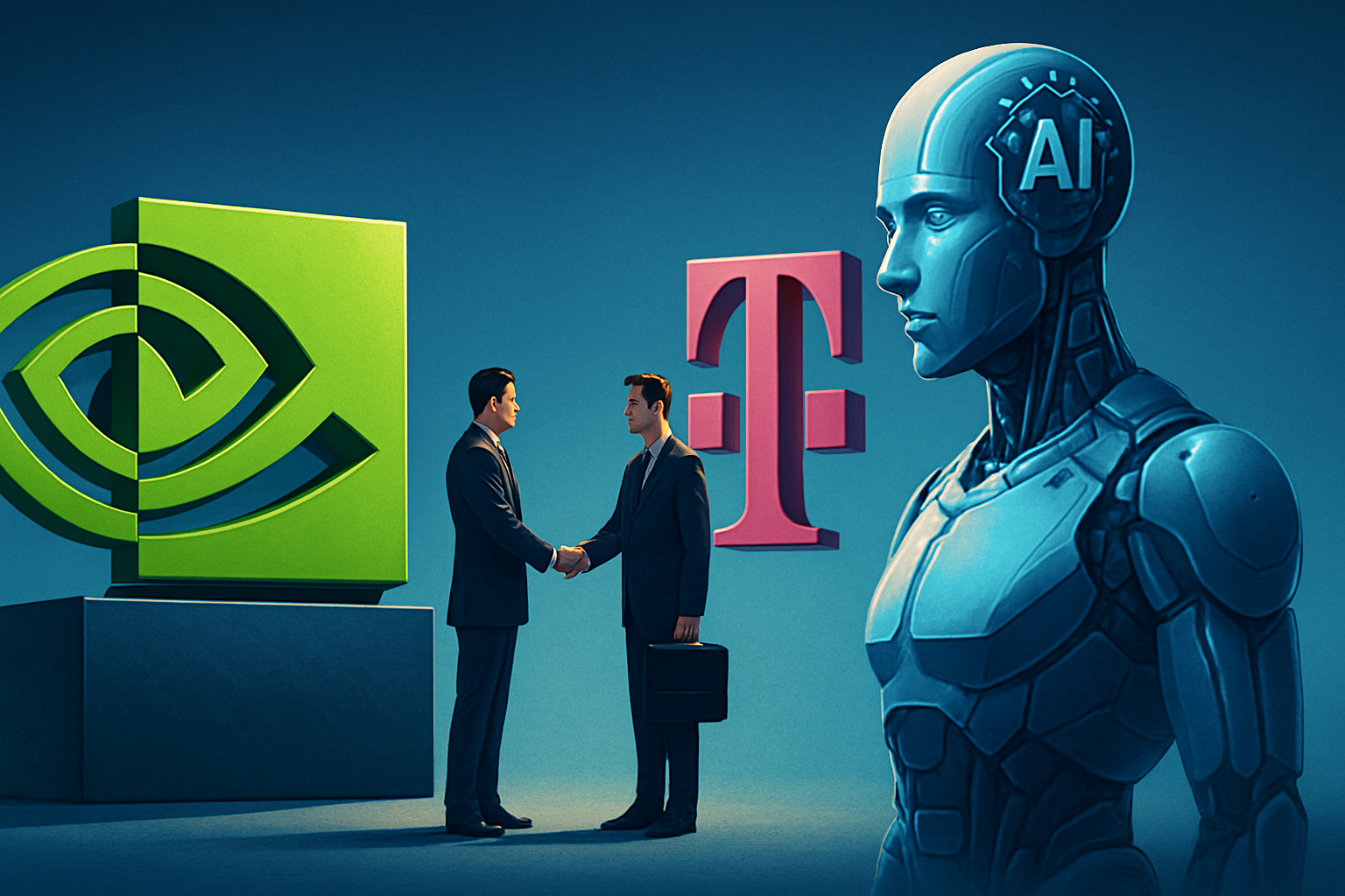 NVIDIA وDeutsche Telekom تطلقان أول سحابة صناعية للذكاء الاصطناعي في أوروبا