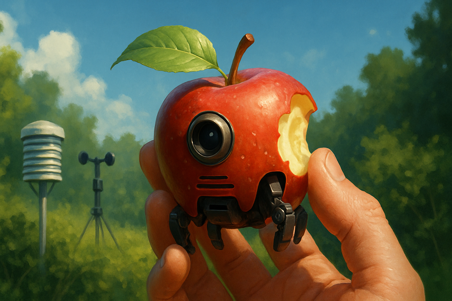 Spiselig robotfisk overvåger vandkvalitet og fodrer akvatisk liv