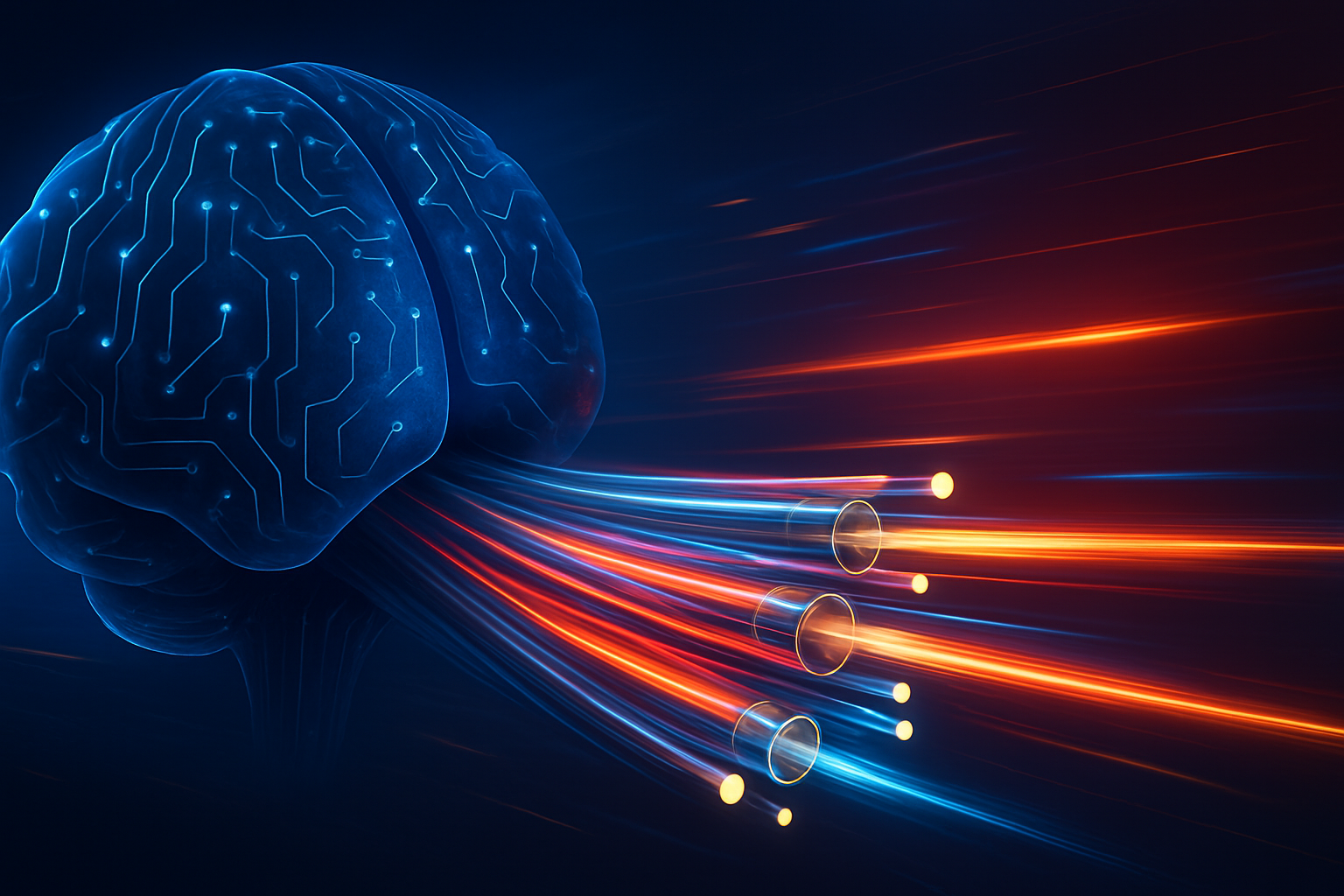 Lichtgeschwindigkeit-Computing: Glasfasern stehen vor der Revolutionierung der KI