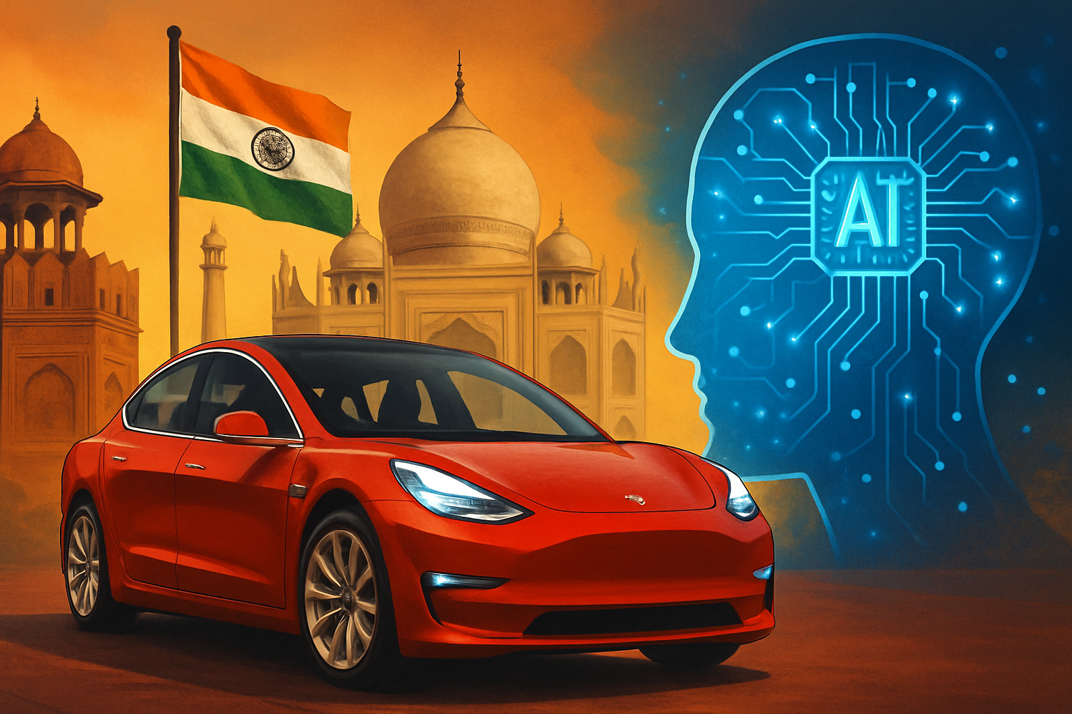 Tesla Enters Indian Market with AI-Powered Vehicles