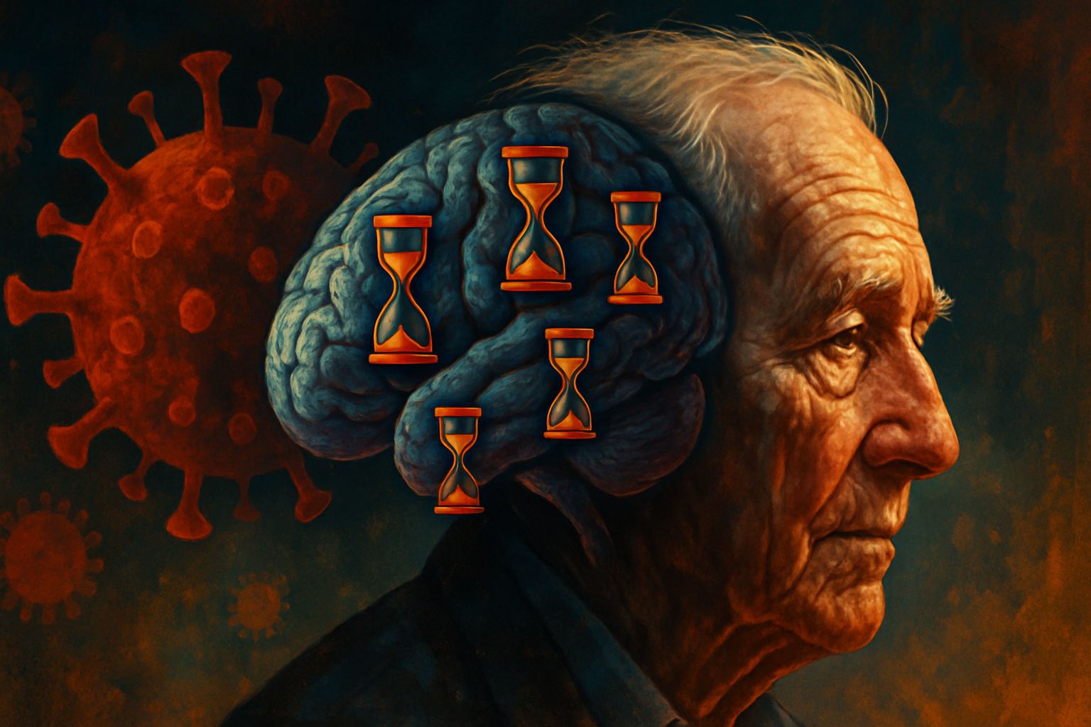 AI odhalila starnutie mozgu spôsobené pandémiou, aj bez infekcie COVID-19