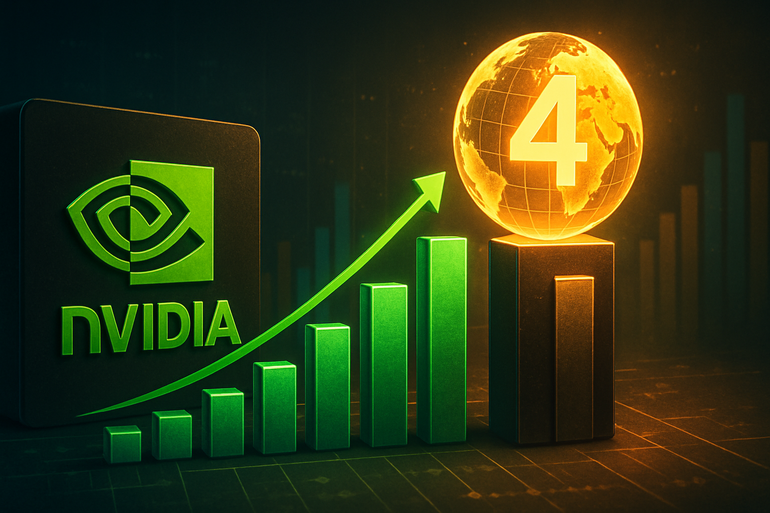 Nvidia scrie istorie, devenind primul gigant tech de 4 trilioane de dolari