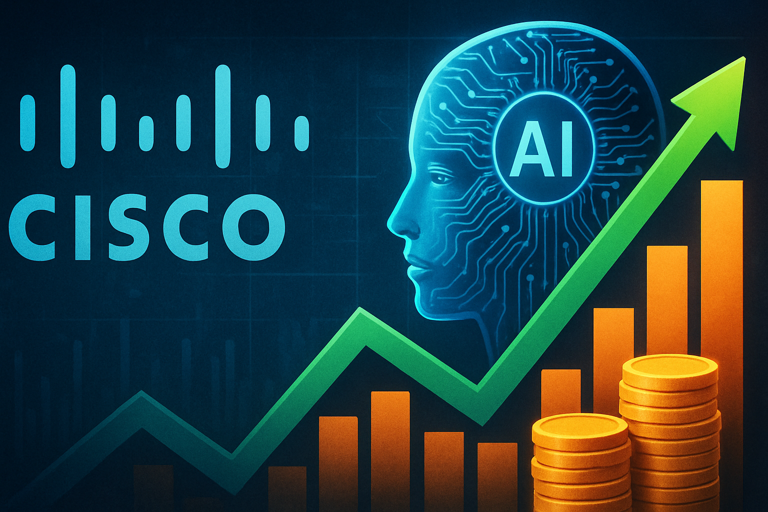 Cisco își îmbunătățește previziunile pe fondul cererii crescute pentru AI, care stimulează investițiile în rețele