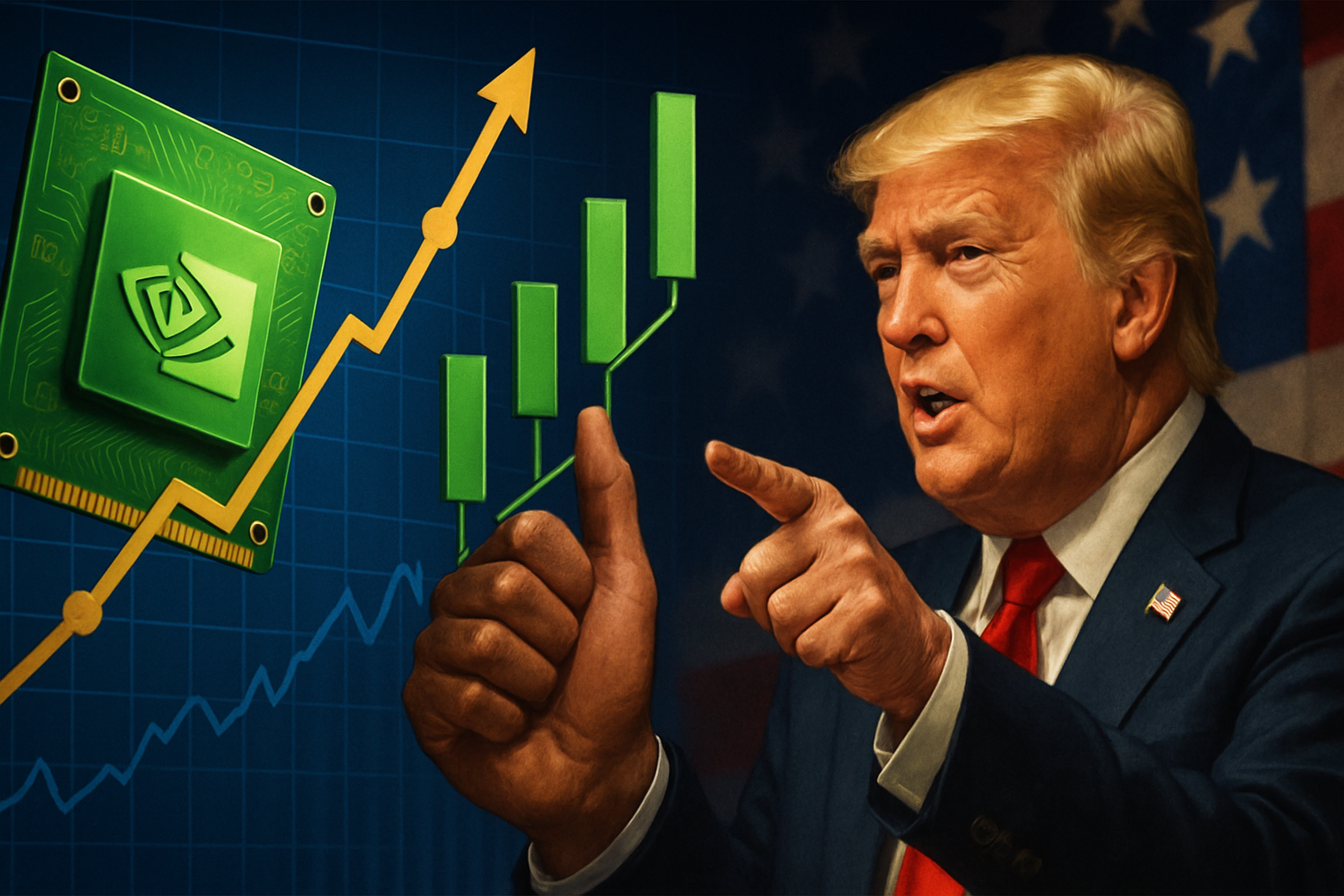 Nvidia Melonjak Ketika Dasar AI Trump Mengubah Lanskap Teknologi
