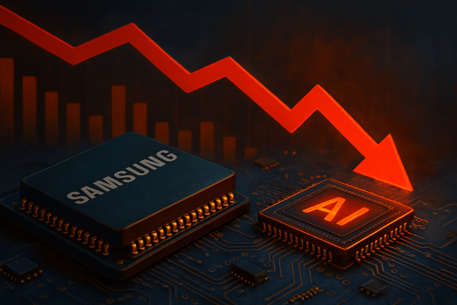 三星AI芯片困境导致利润暴跌56%