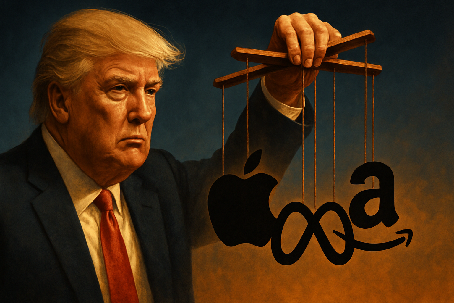 Торговая война Трампа сжимает технологических гигантов Nvidia и Apple