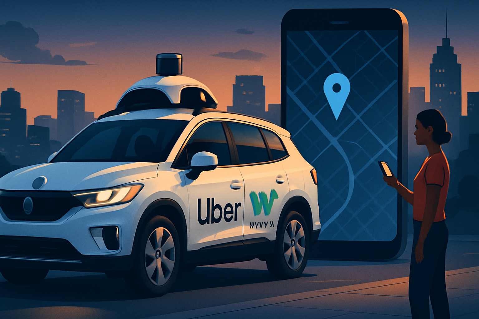 우버, 웨이모와 함께 자율주행 호출 네트워크 확장