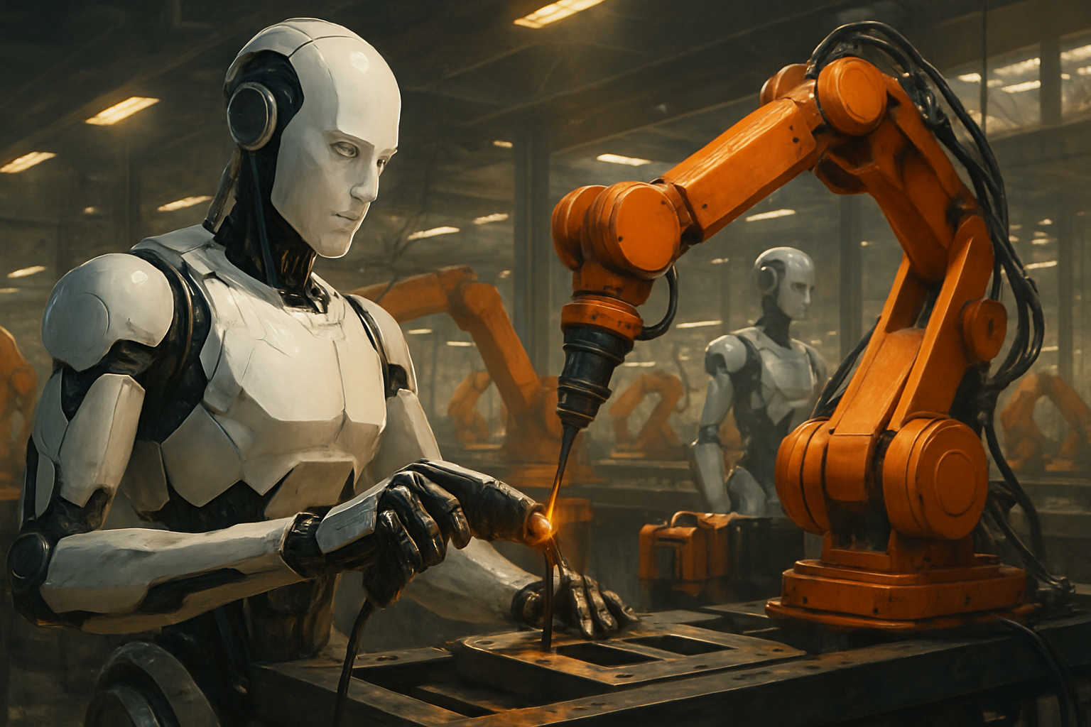 Kinas AI-drivna robotar redo att revolutionera tillverkningsindustrin till 2025