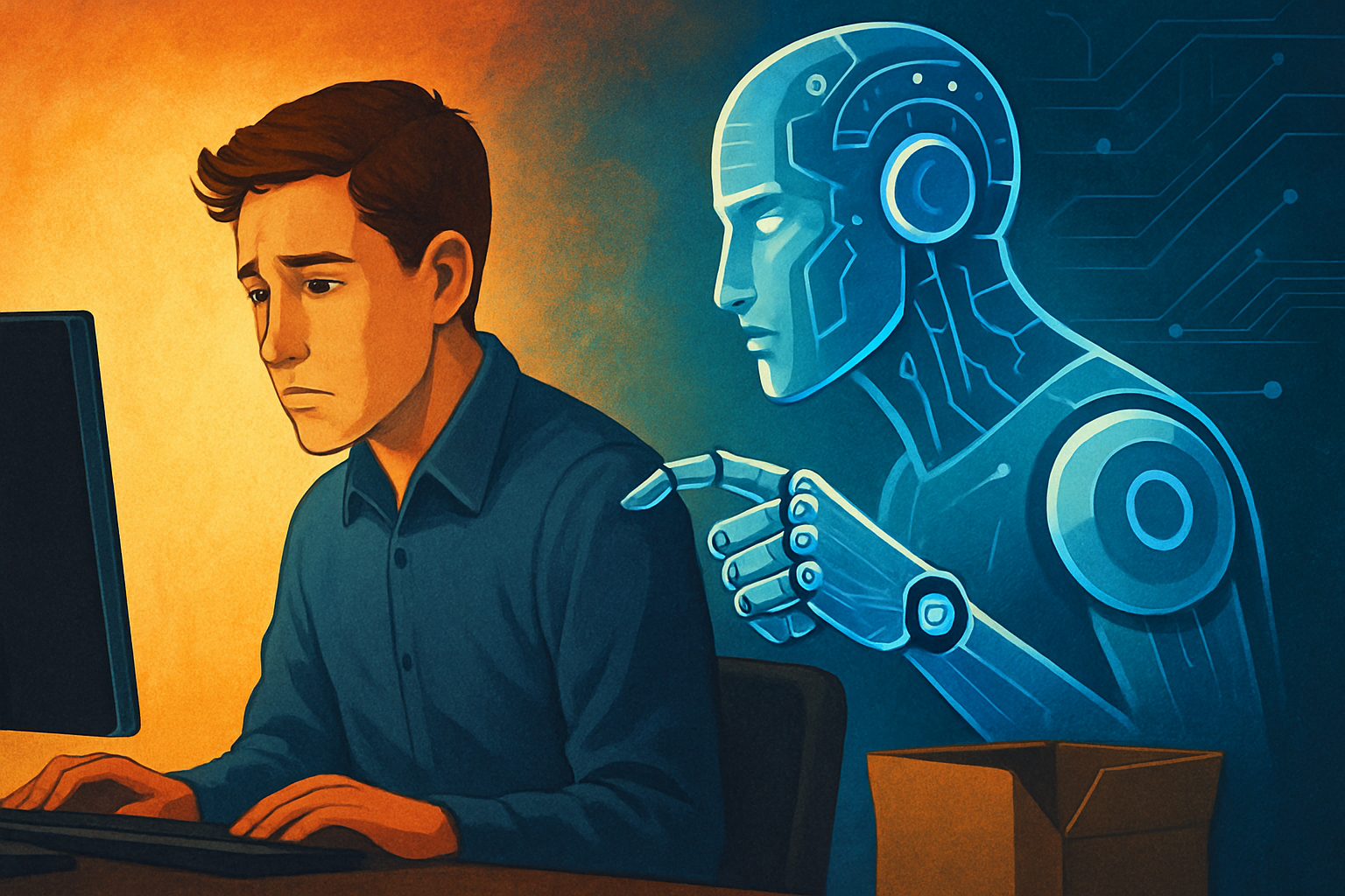 La IA ya está eliminando empleos de nivel inicial en tecnología y finanzas