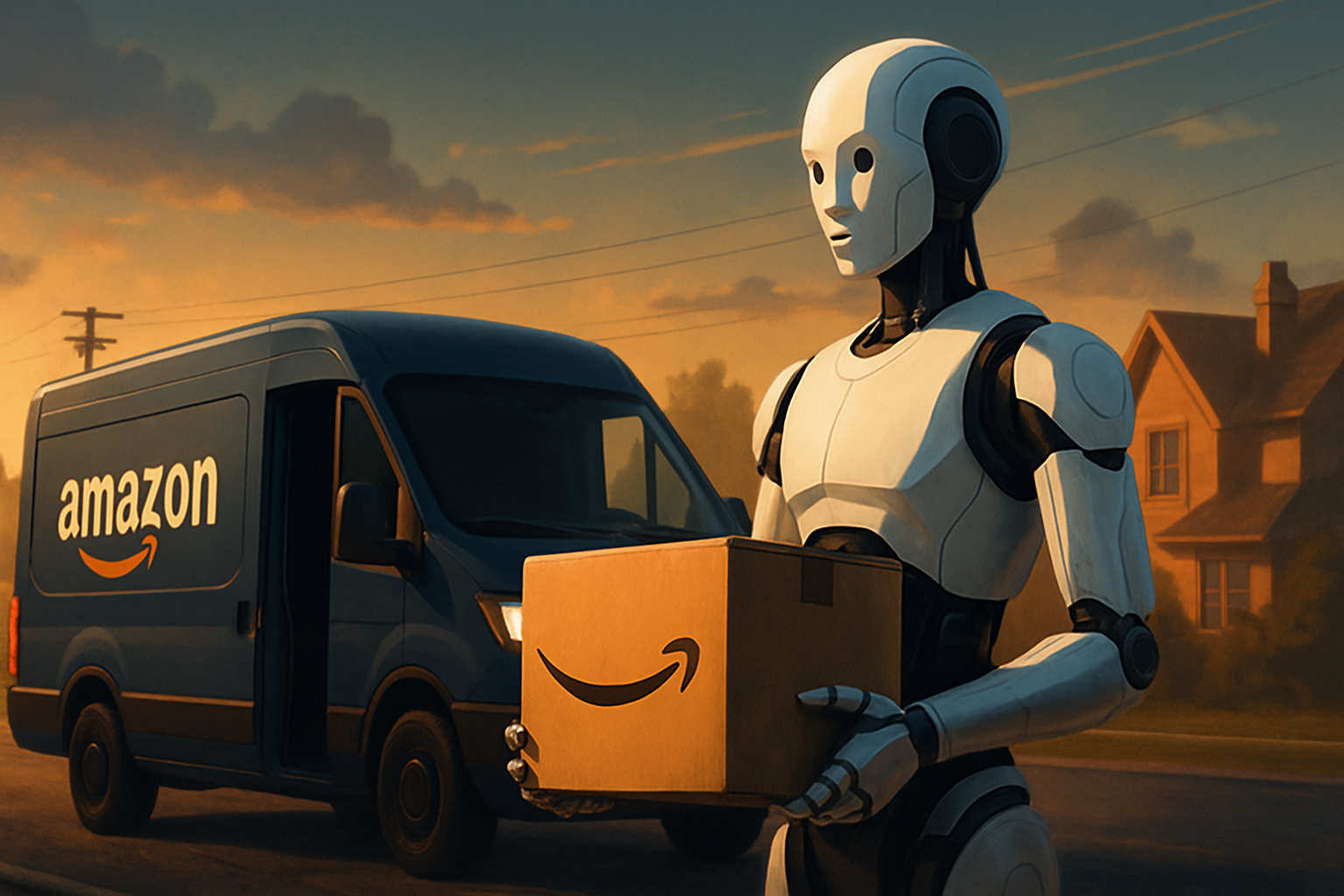 Amazons robotbud: Humanoida leveransrobotar inleder tester