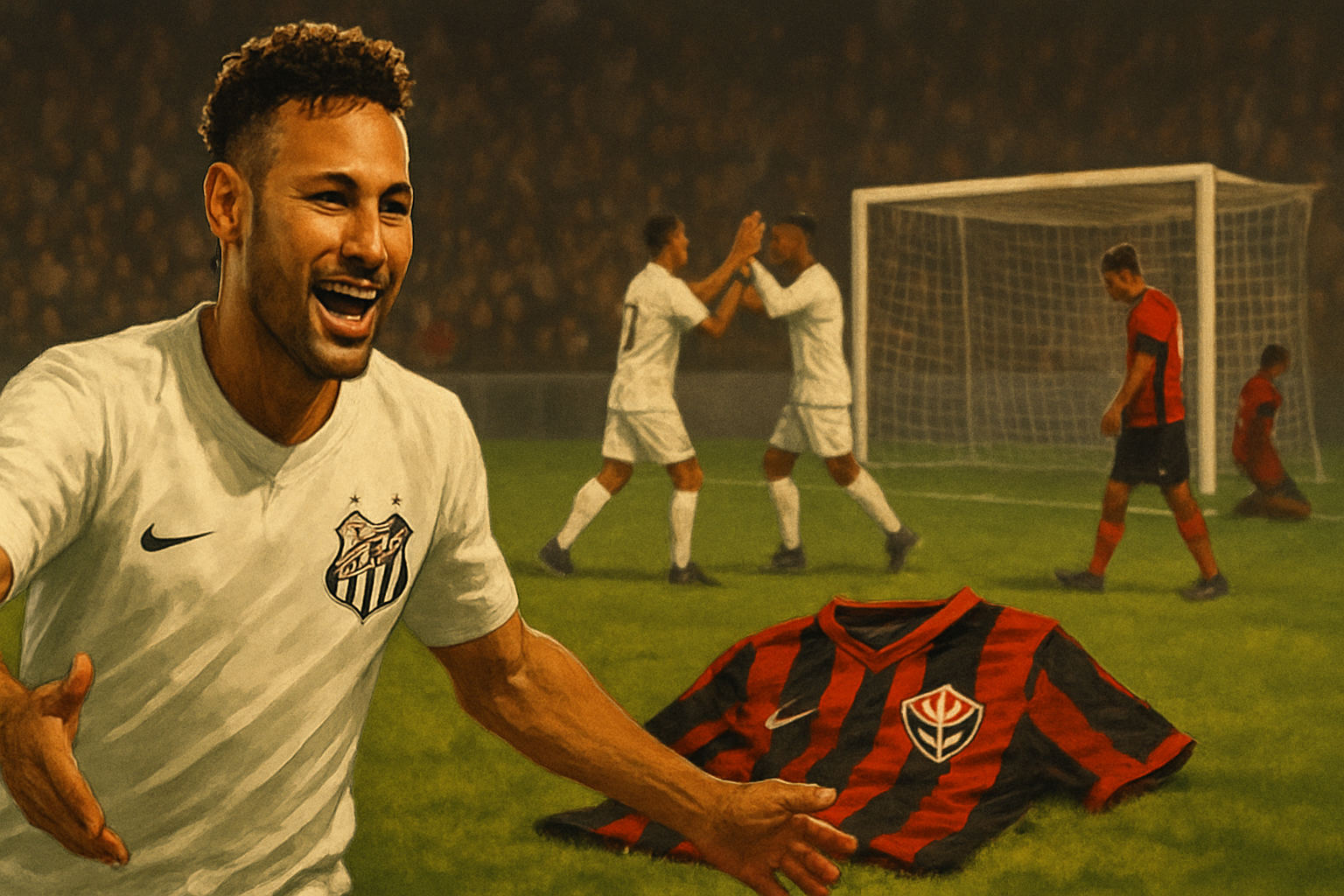 Neymar Geri Döndü: Santos, Vitória'yı Mağlup Ederek Düşme Hattından Çıktı