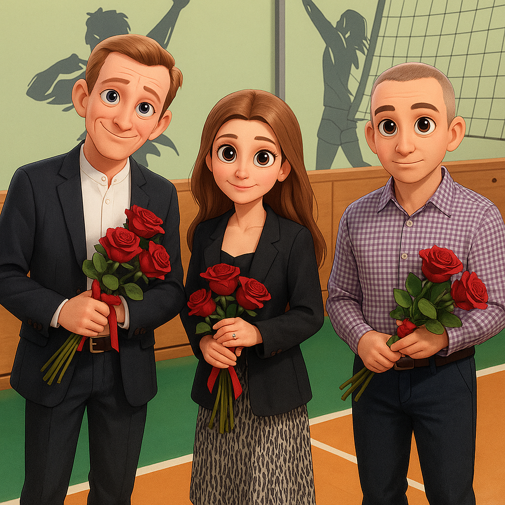Transform in animation style. Large, expressive eyes. Soft, symmetrical facial features. Warm col...