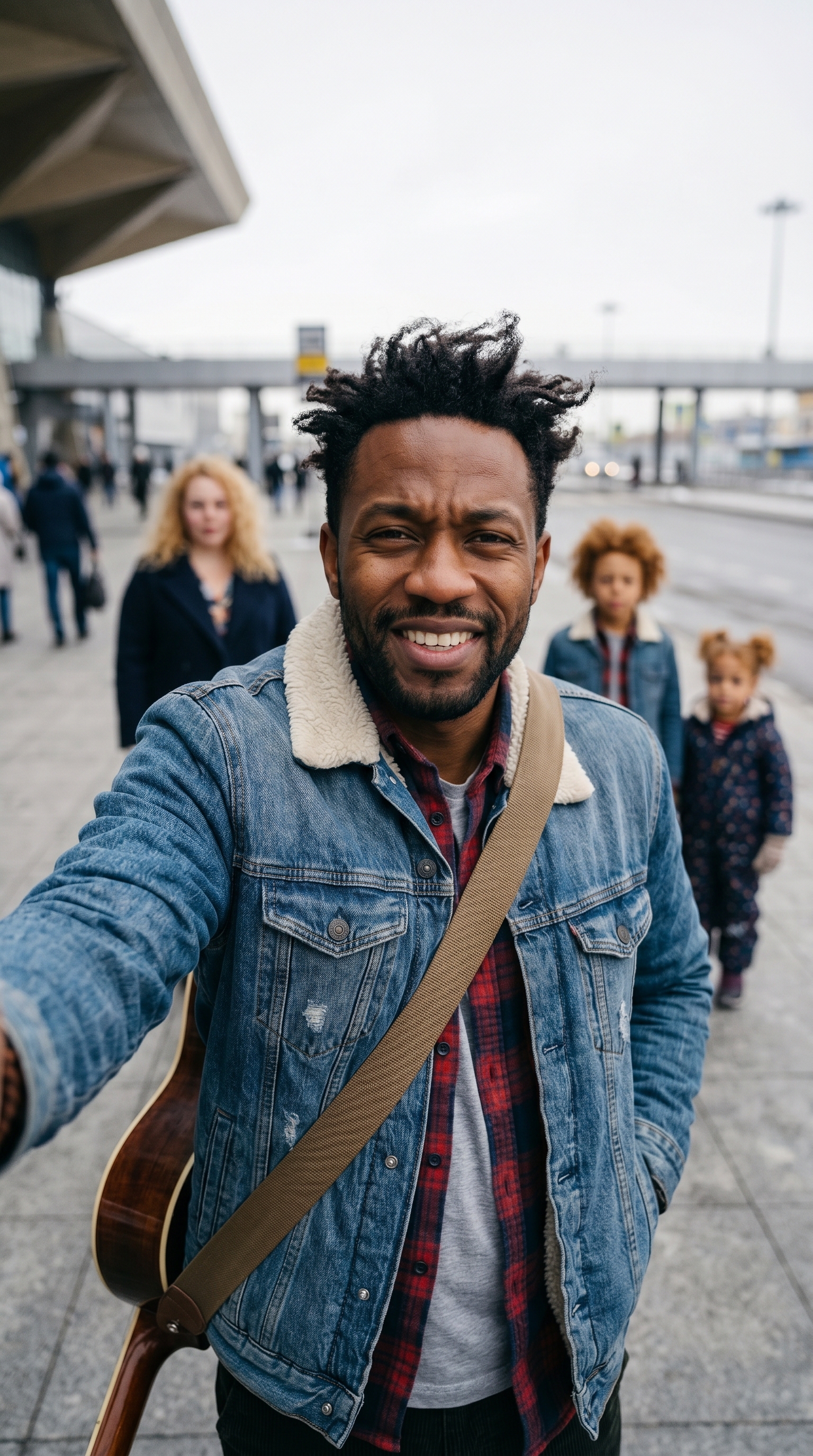 1. MODEL APPEARANCE_33-year-old African American male, rich warm mahogany skin tone, neat short d...