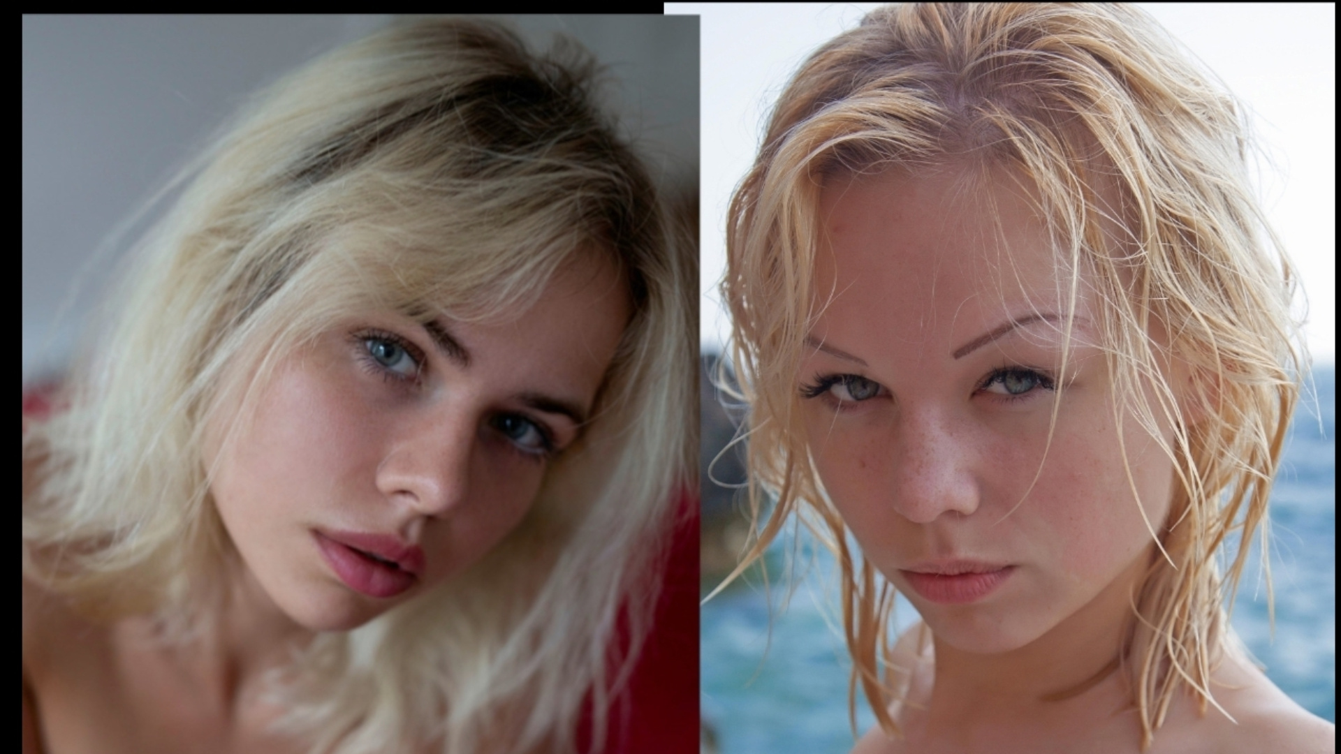 The two women immediately turn to each other and kiss passionately.