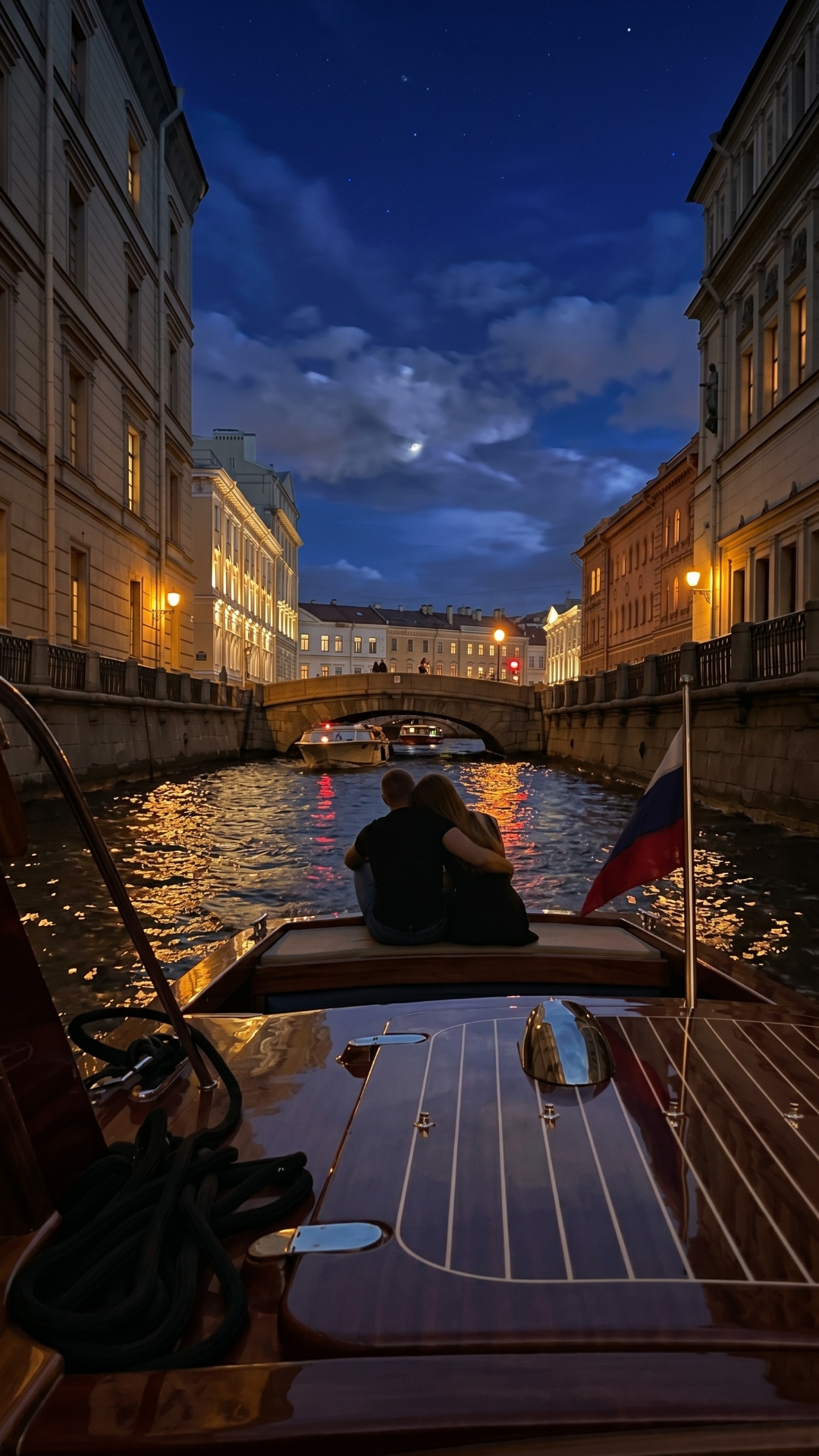 пара медленно плывет