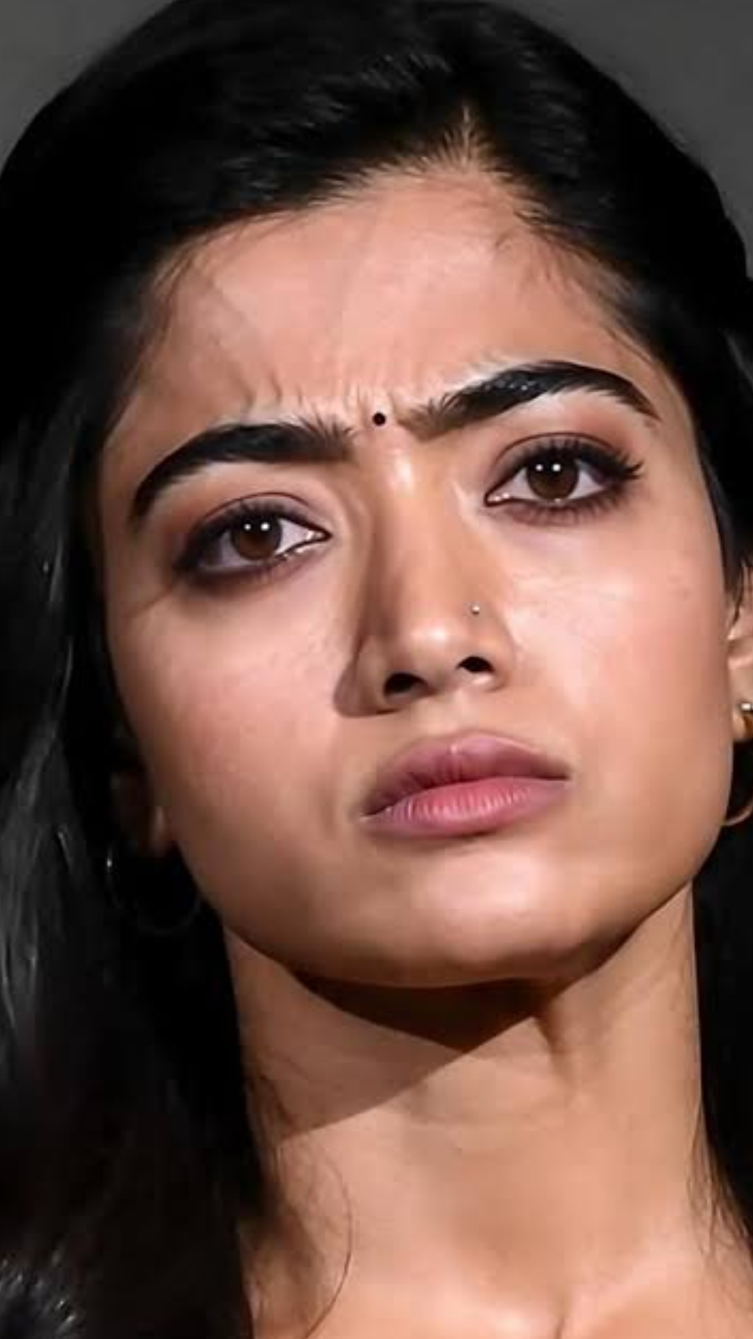 Oman from behind keeps small blade at her neck as her neck get sweating and gulping as her neck g...