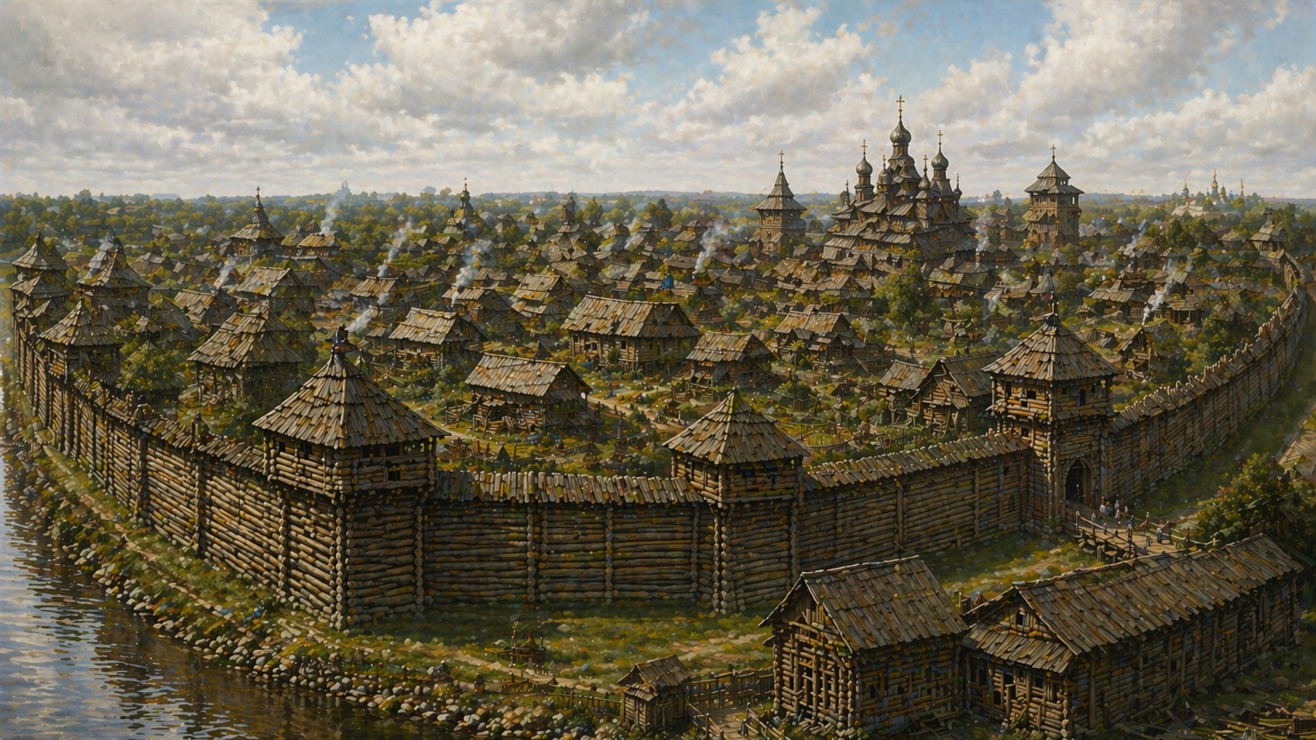 Subject: Москва, Московский Кремль  
Context: Документальная реконструкция истории Кремля  
Actio...