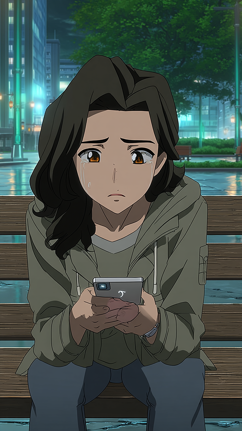 u1485911215_Close-up_Lena_is_sitting_on_a_bench_holding_a_pho_cd37ed60-7572-454f-ab00-c52fcac6568...