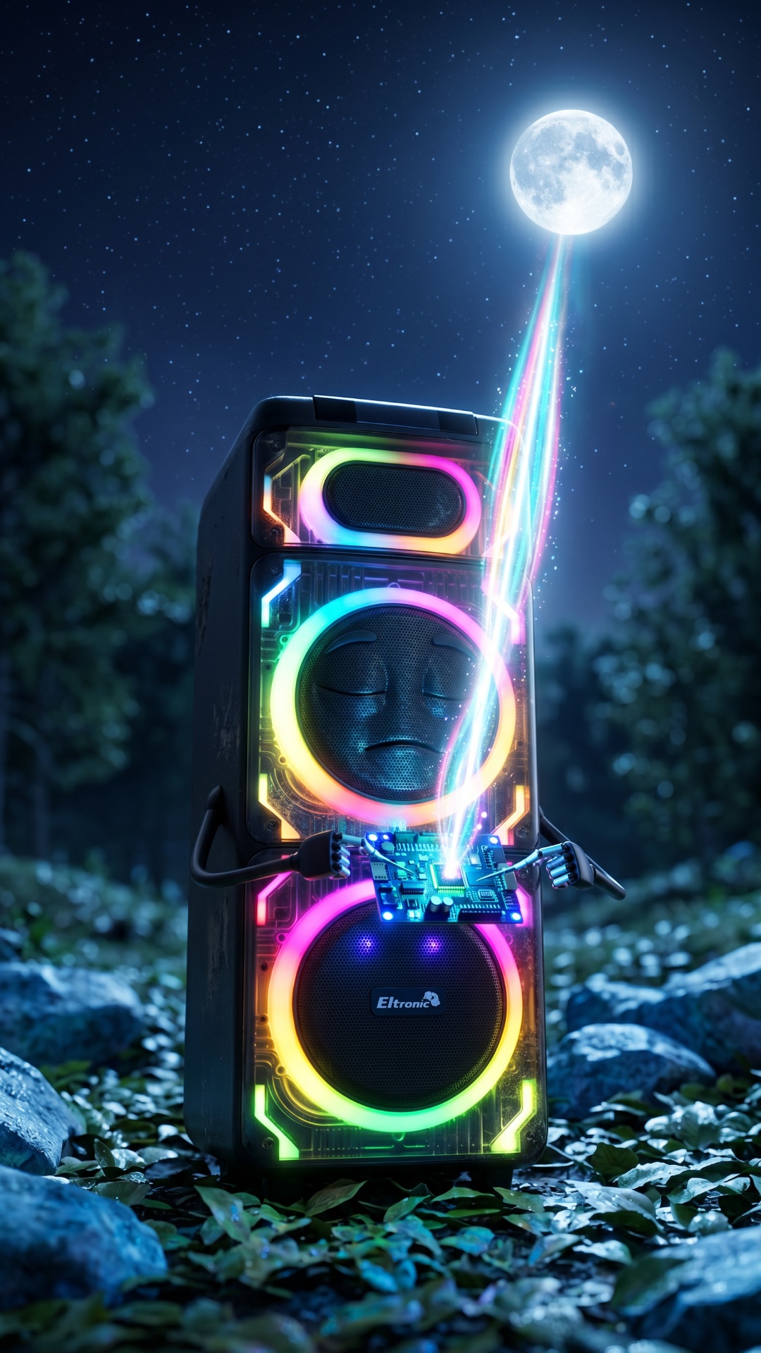Close shot of the speaker.

Very subtle animation only: slight eye movement, small change in expr...