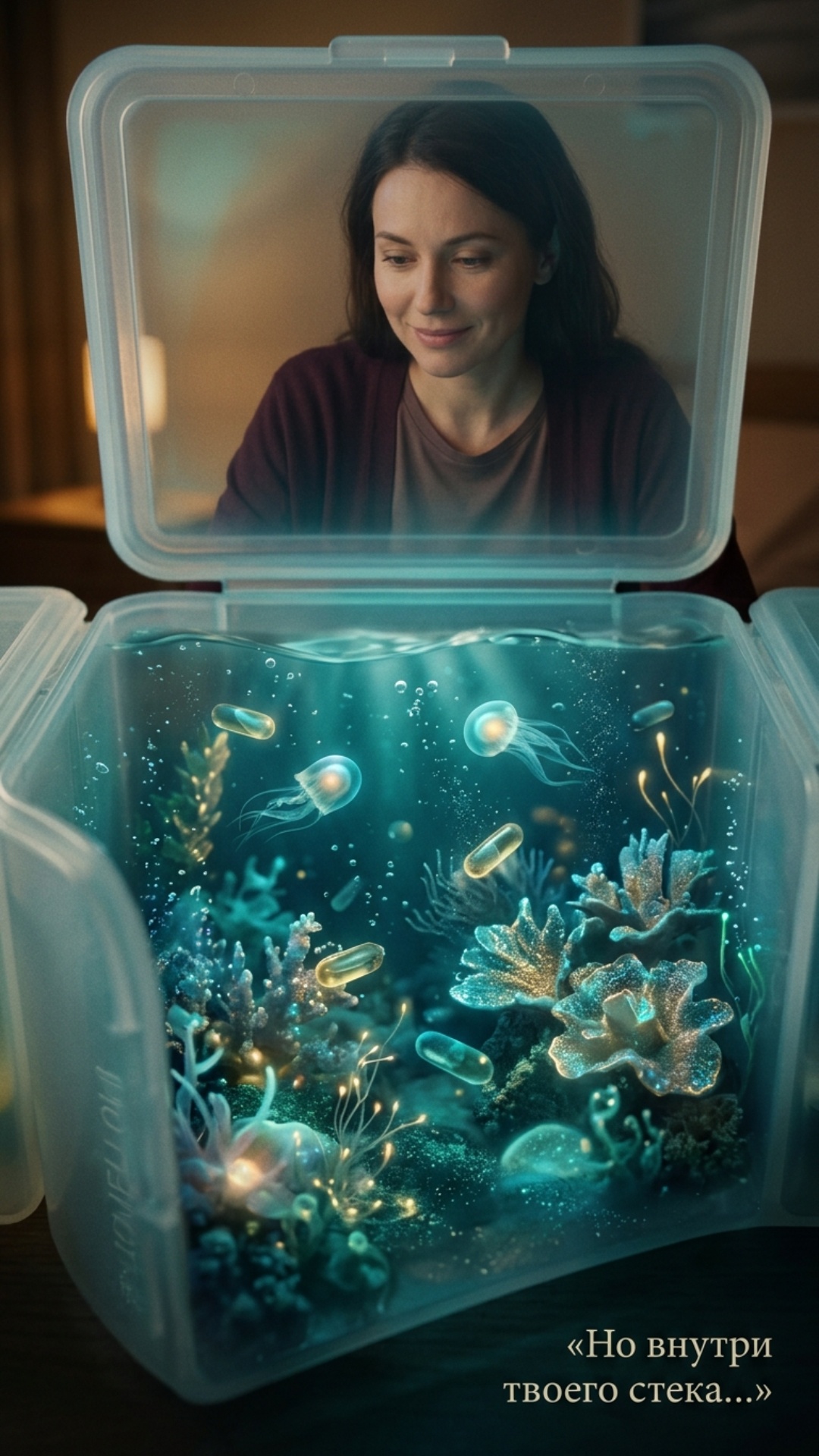 Create a 6-second surreal transition shot inspired by the 2006 Russian Ariston Hotpoint ad “Море ...