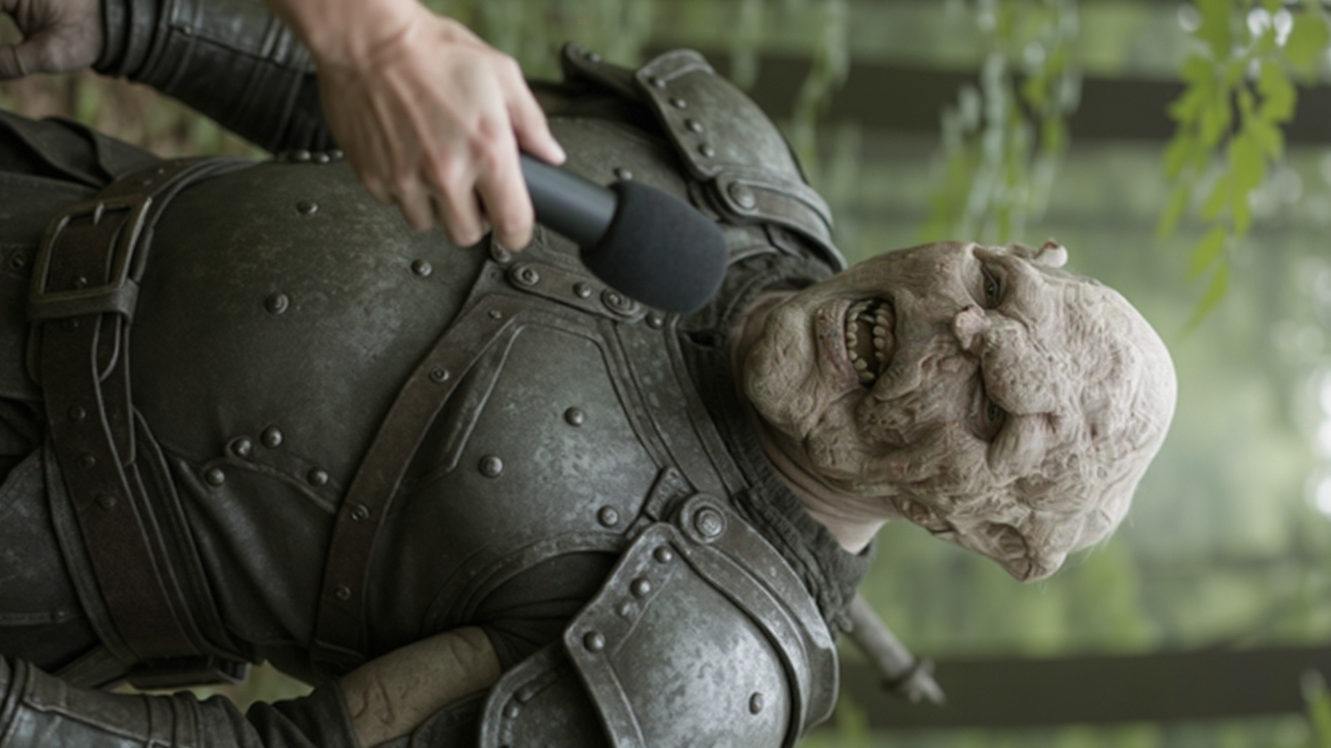Animate this image so the character speaks: “You all keep saying ‘orcs, orcs,’ but I actually hav...