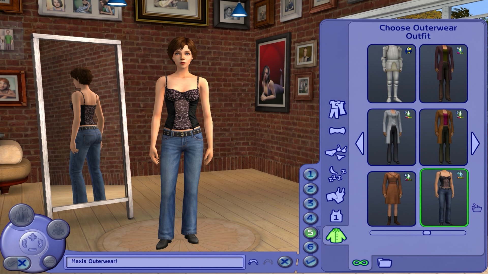 Сделай анимацию как в режиме создания персонажа в игре the sims 2