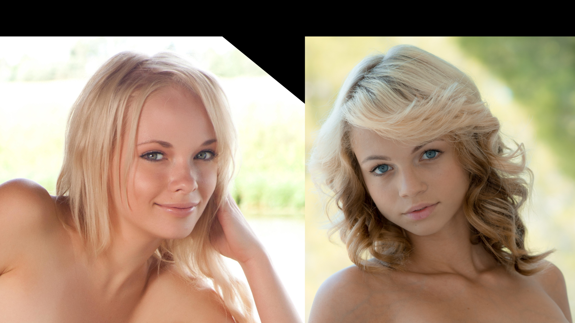 The two women turn to each other and kiss with an almost excessive amount of passion.