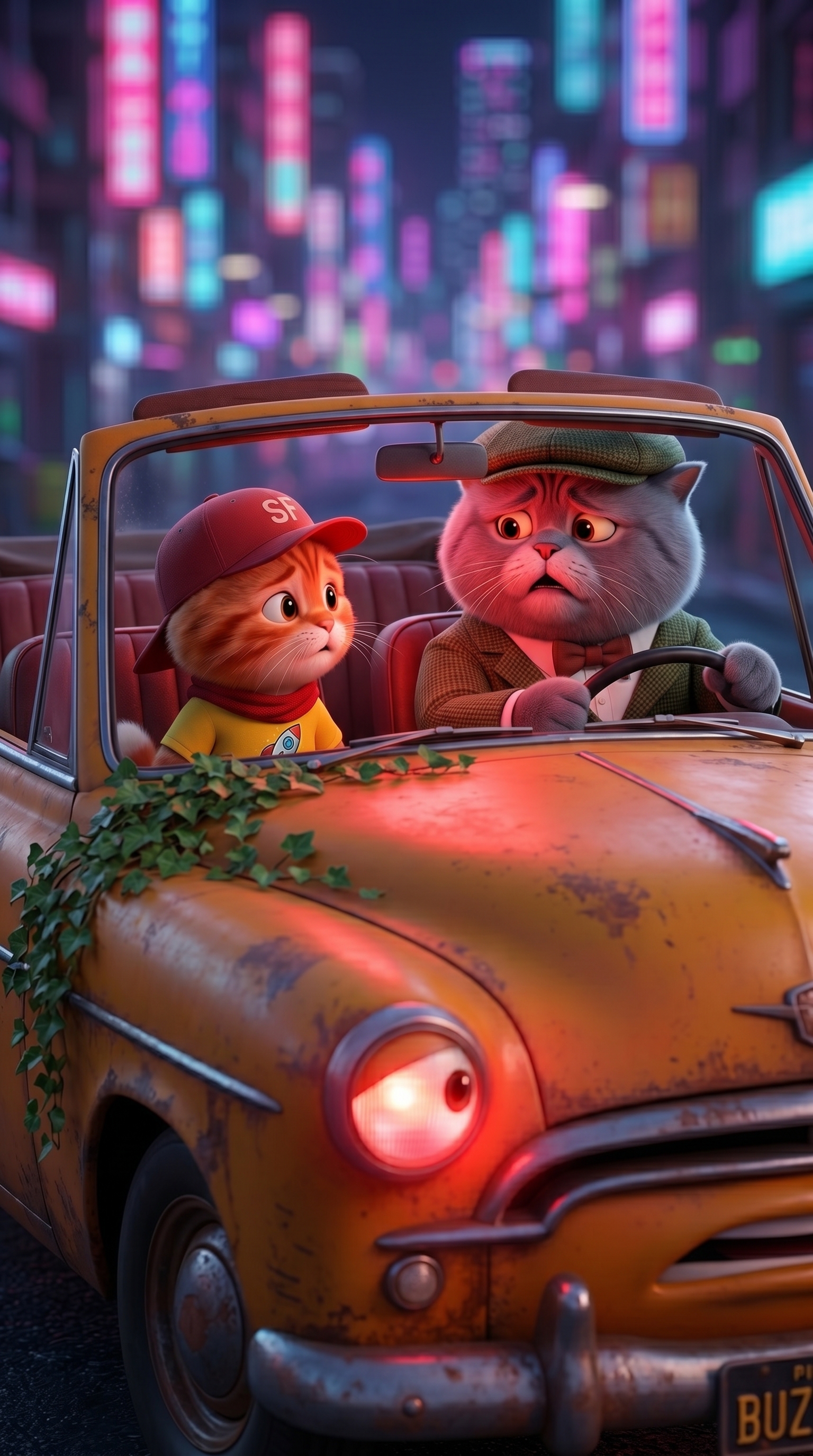 Создай короткую Pixar-style 3D анимацию длительностью 10 секунд, вертикальный формат 9:16, высоко...