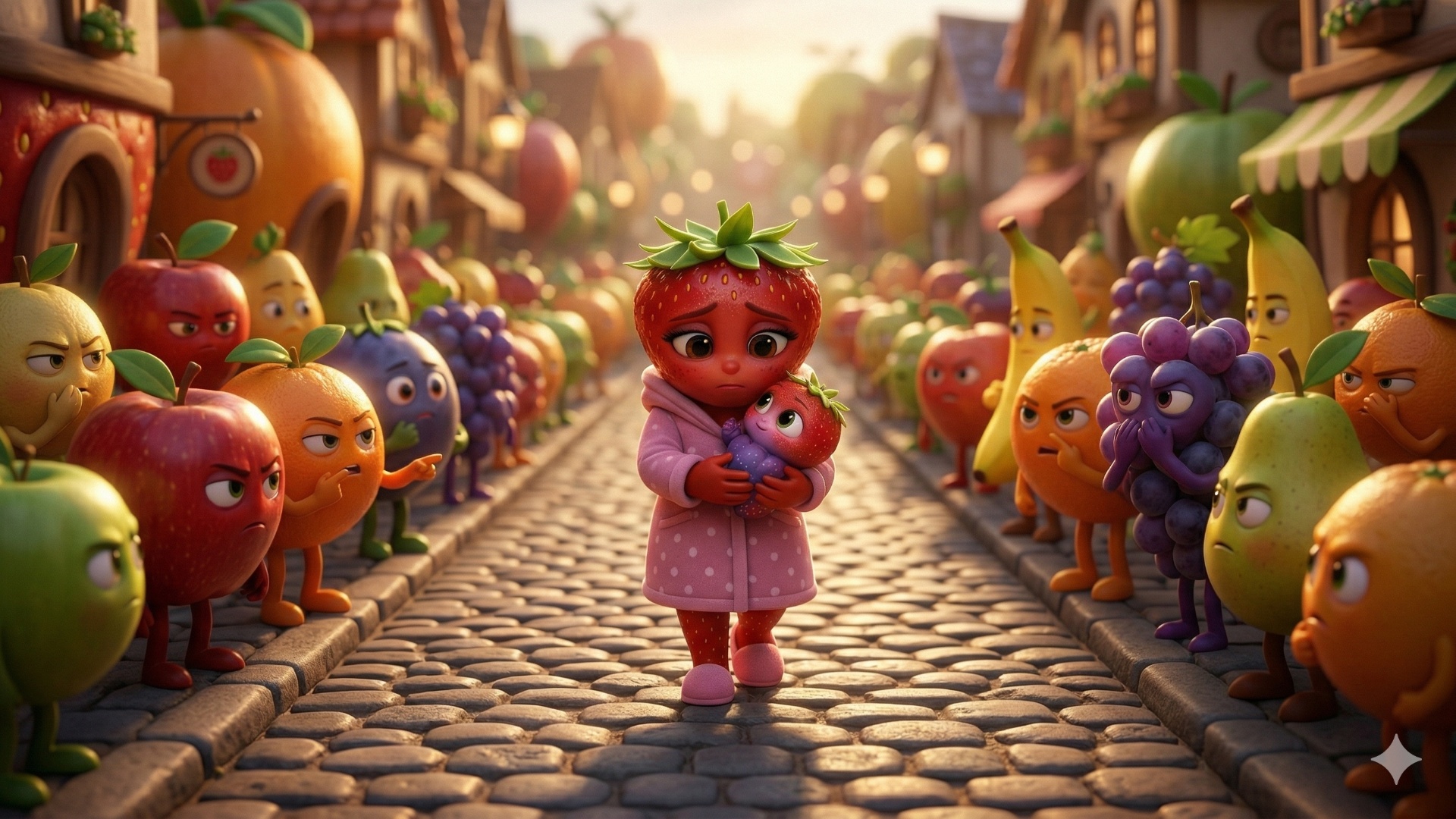 Style: semi-realistic 3D animated film, Pixar-quality, cinematic lighting, soft global illuminati...
