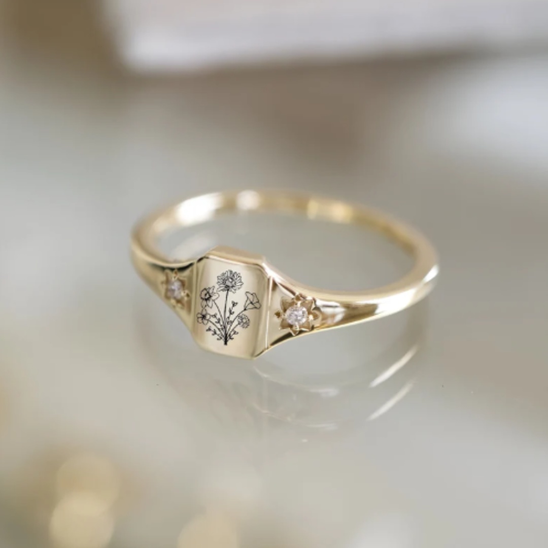 Cinematic product video of the reference ring. The background, colors, and lighting must stay exa...