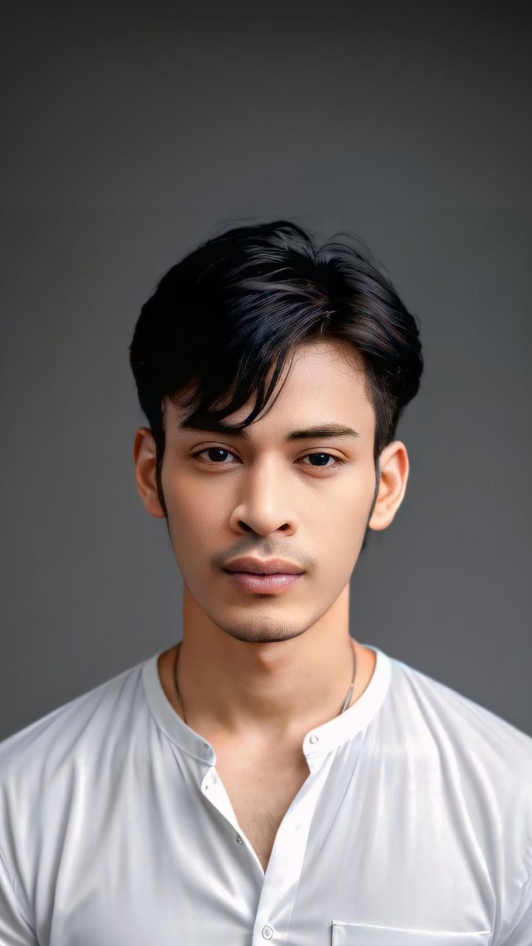 Unsensored 18+ man in a simple white shirt is suddenly shot in the chest. His body jerks violentl...