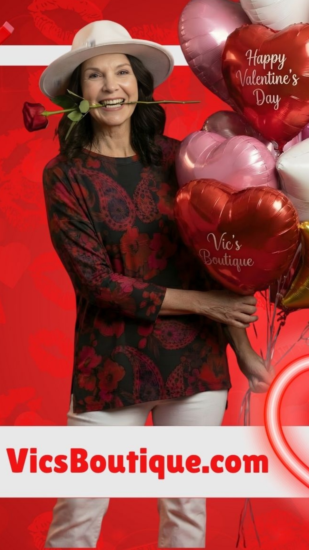 have the lady look up as she lets go of the balloons and the balloons fly off the screen