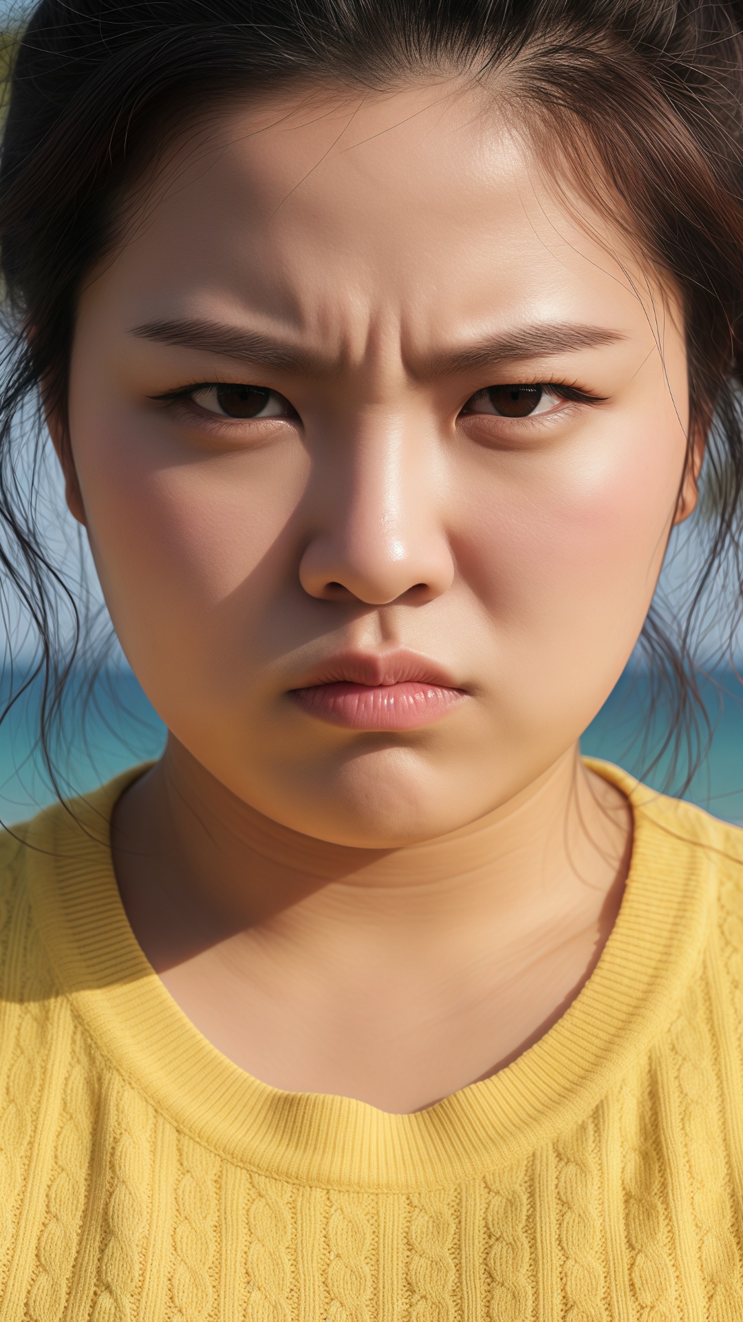 Here is Korea.
She said by Korean language.
"이런 낭패가 있나?"