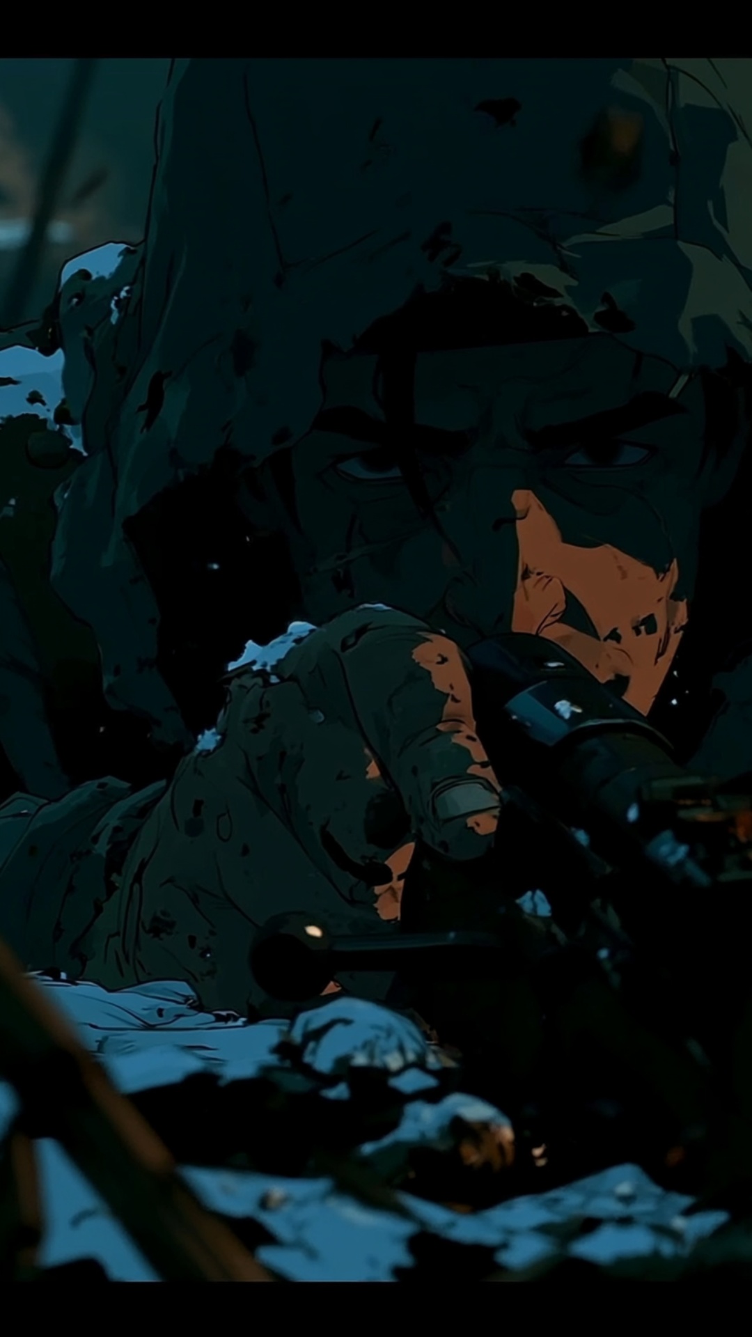 camera slowly zooms in, finger is moving slightly