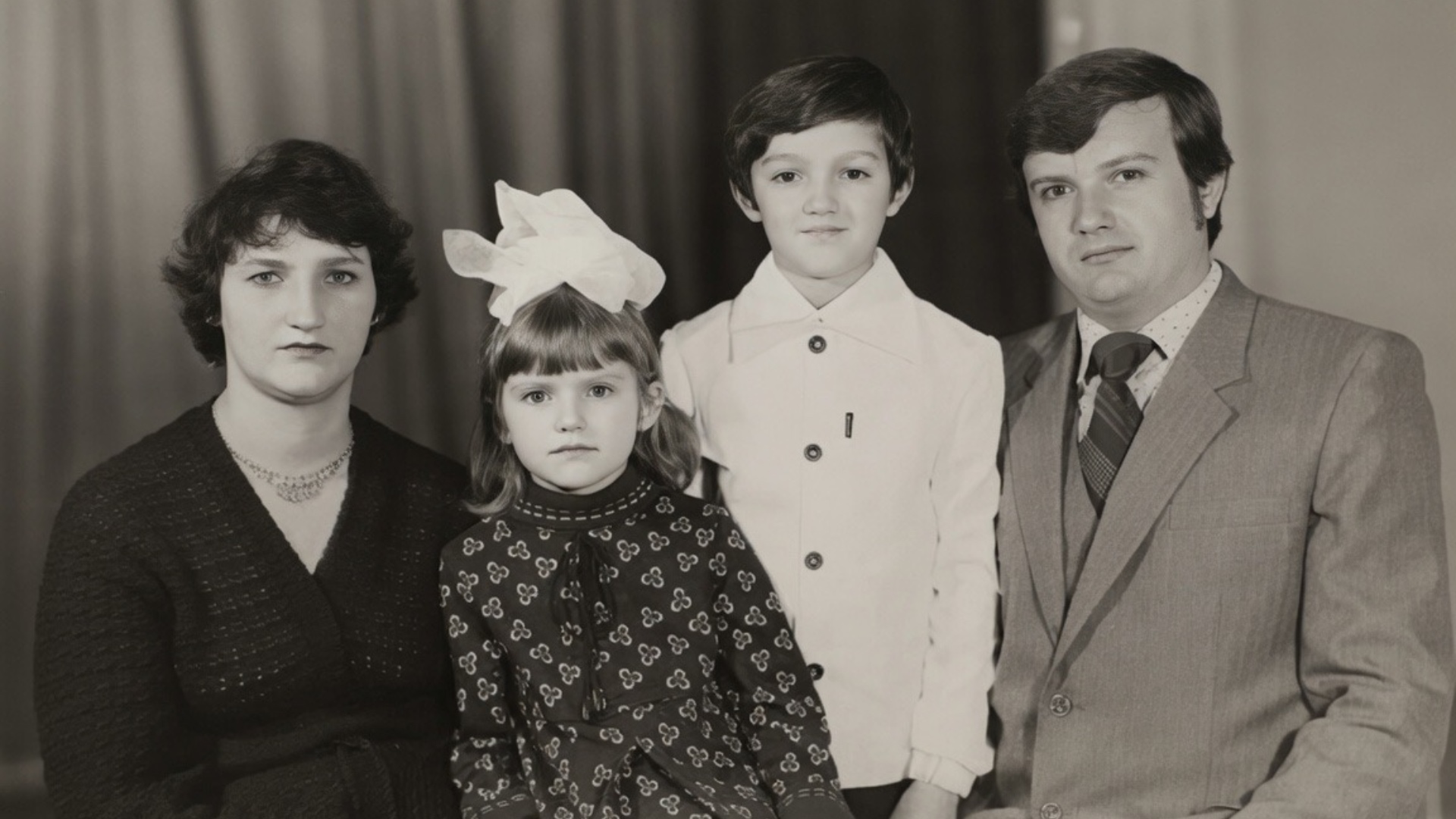 Используй загруженную фотографию как единственный референс. Полностью сохрани лица всех членов се...