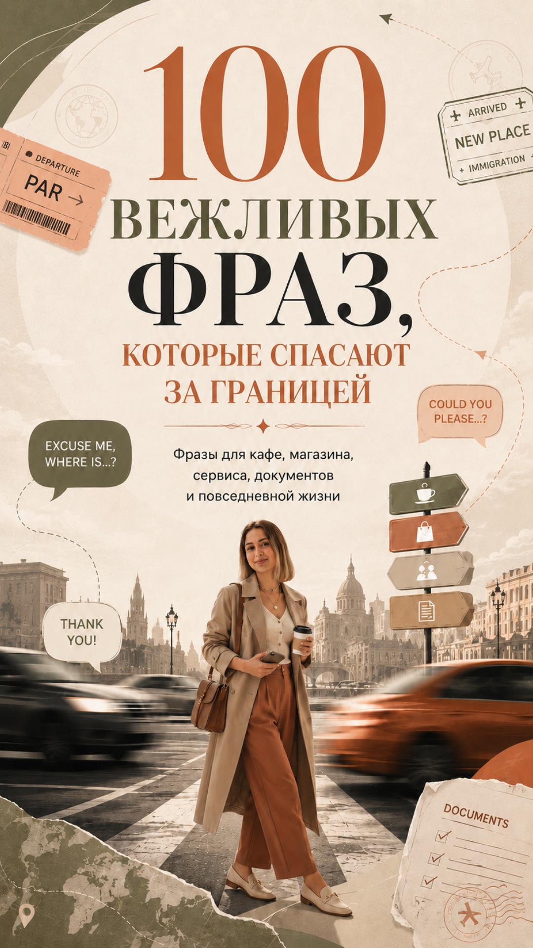 Плавно оживить постер: машины по дороге едут в обе стороны, создавая ощущение городского движения...