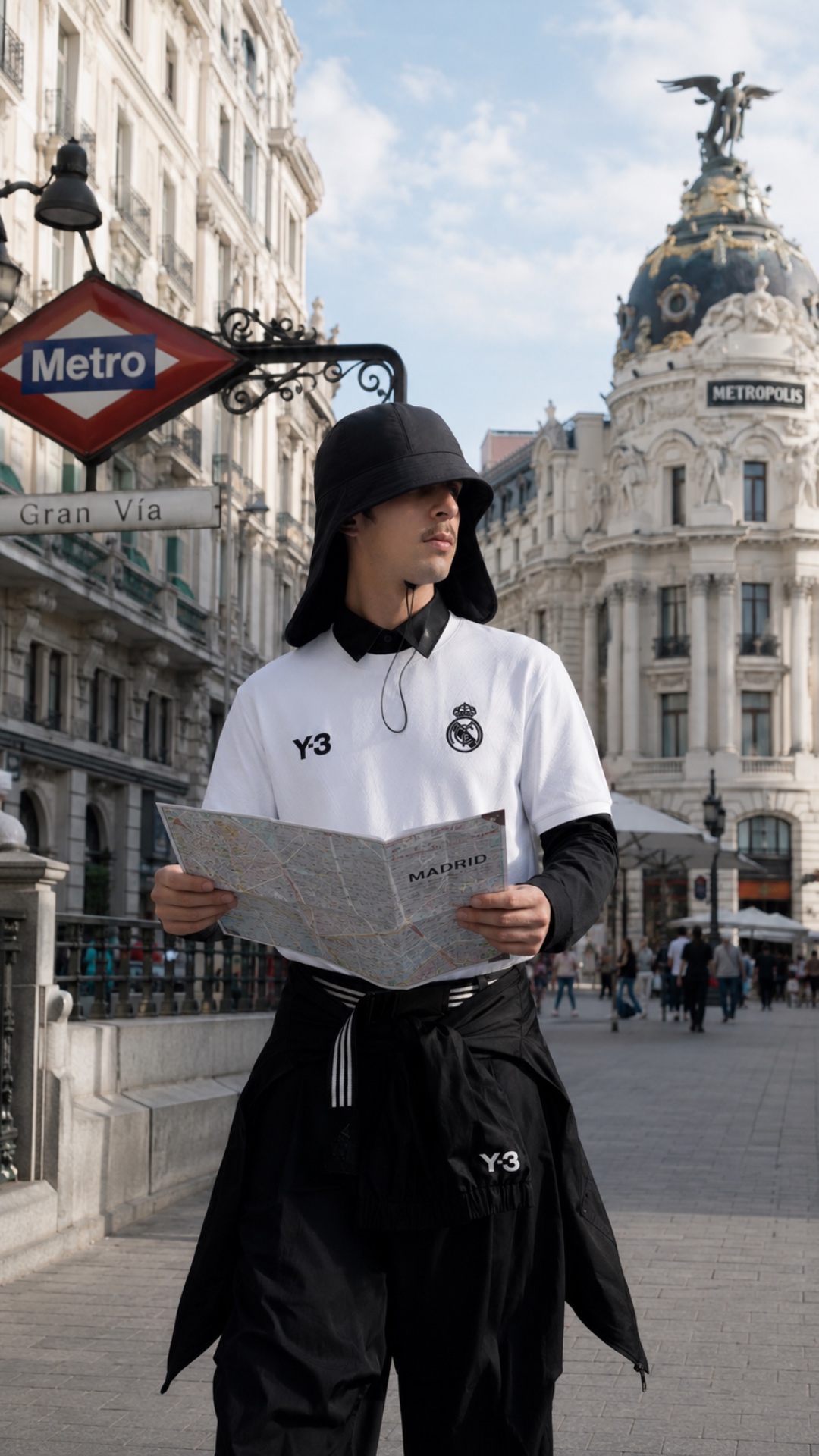 A realistic cinematic shot of the same exact man from the reference image walking forward natural...