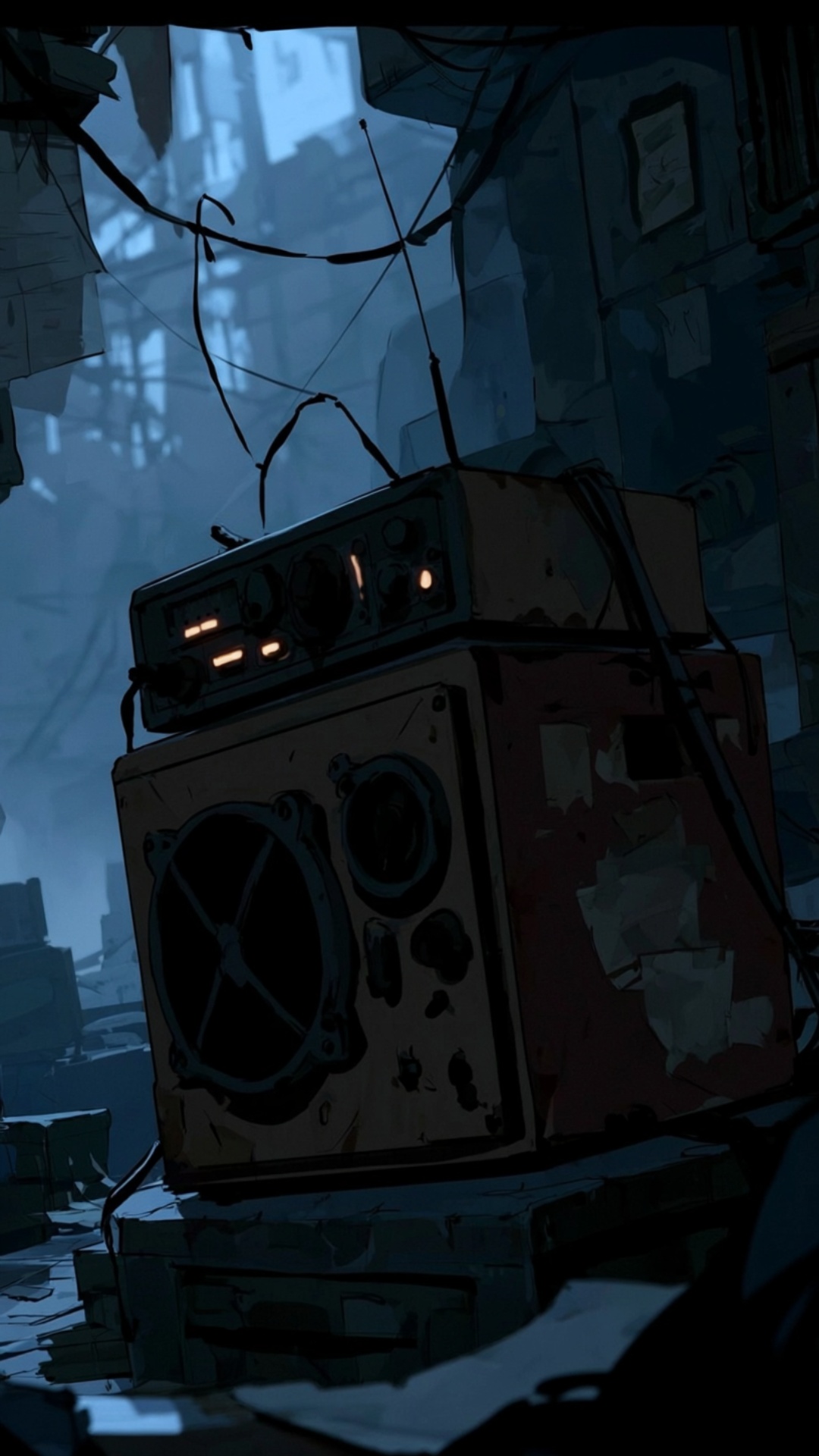 Camera slowly zooms in