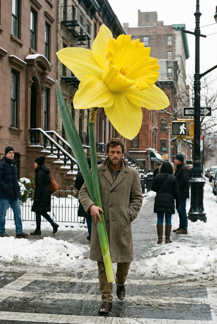 Мужчина с огромным нарциссом _ a man with a huge daffodil.jpg