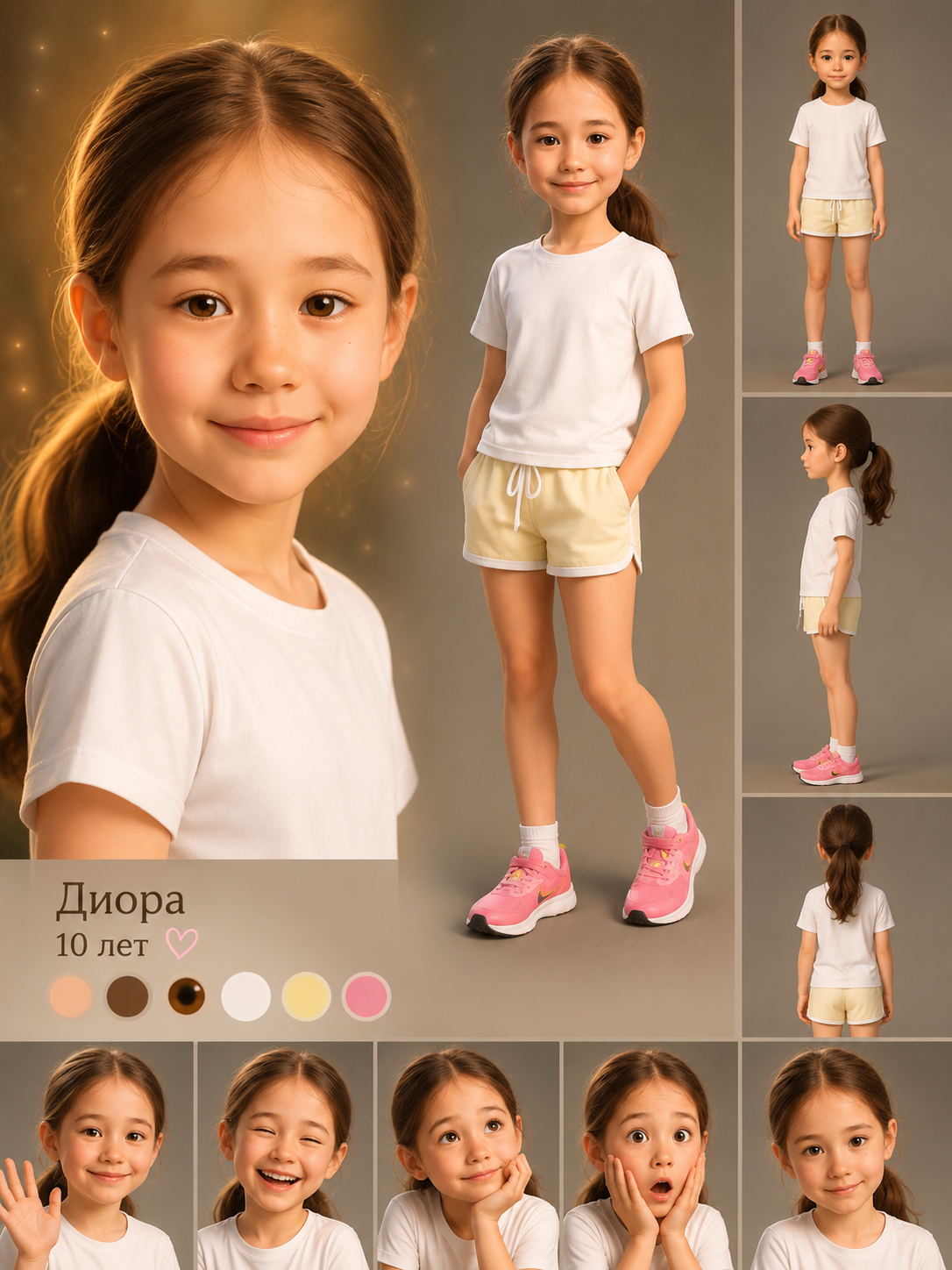 Mama Chicken — child photo for stylization
