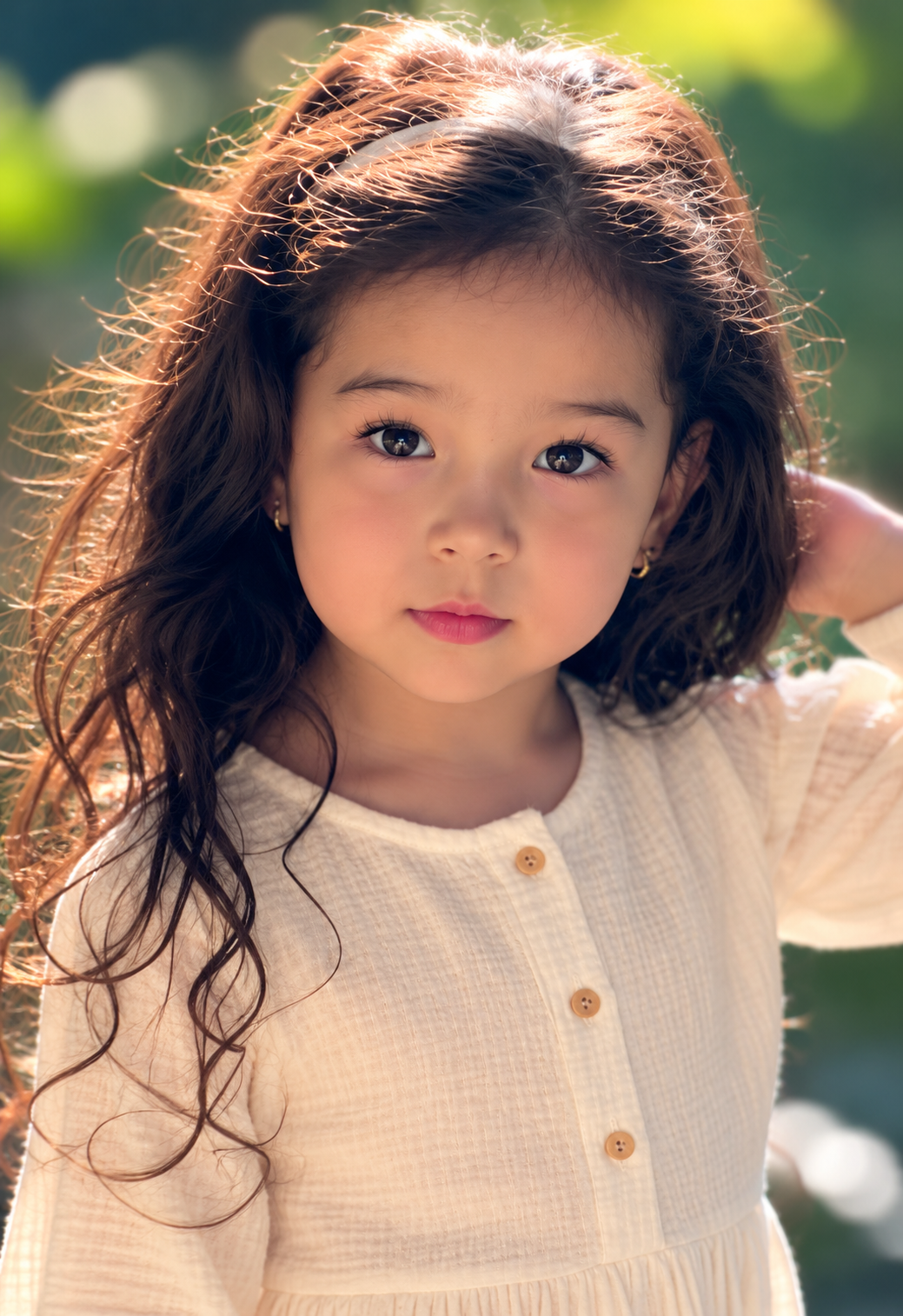 Mama Chicken — child photo for stylization