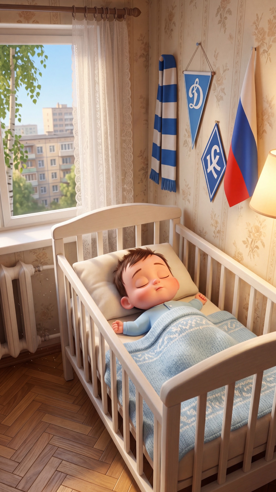 Cinematic animated video, 100% Pixar style like Toy Story. NO photorealism.

VISUAL: Sleeping car...