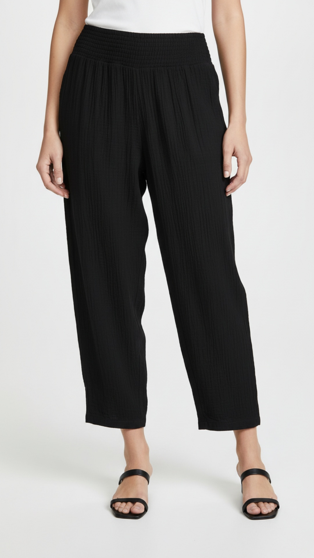 Have model put her hand in her pocket and make hips move side to side