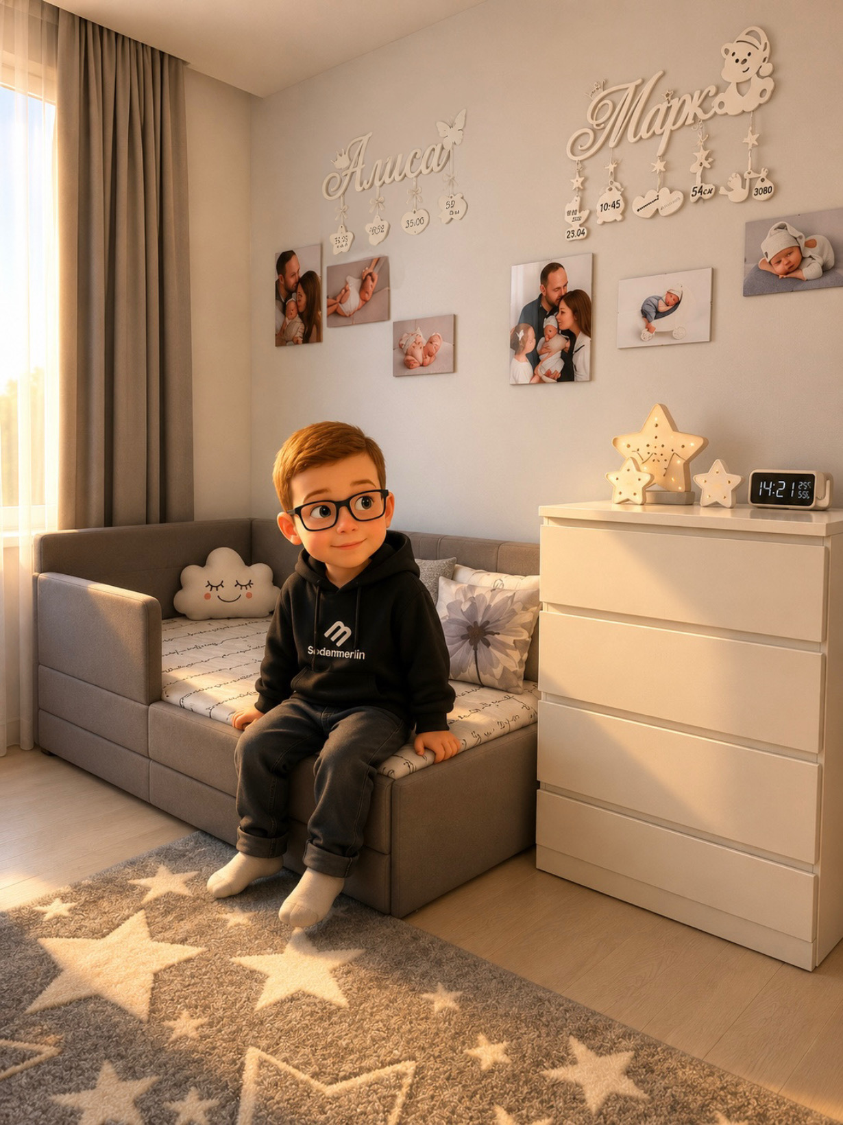 User uploaded image for cartoon transformation - Magic style