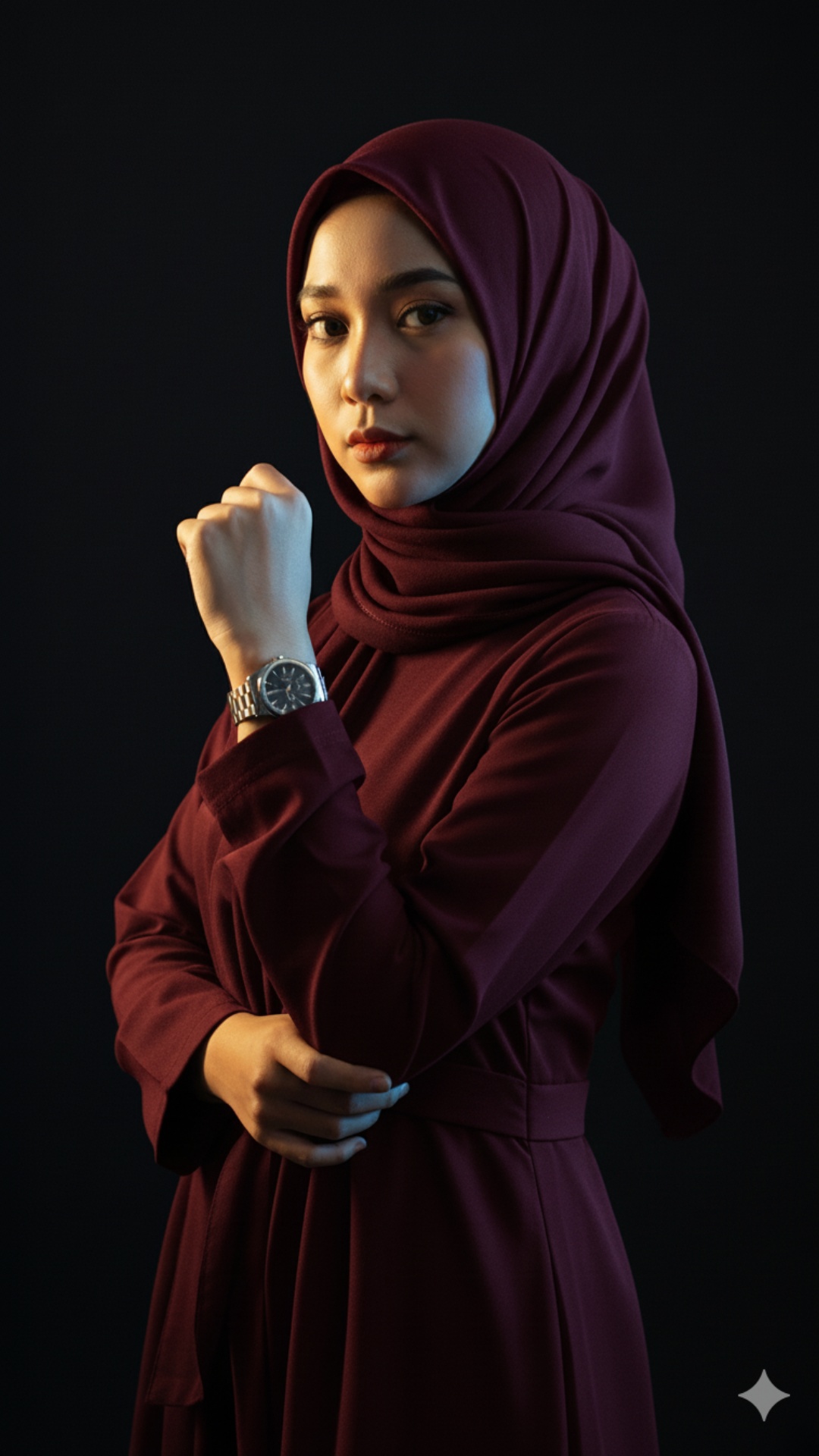 "from": "Portrait 1",
 "to": "Portrait 2",
 "effect": "macro reverse zoom ke dalam retina lalu ke...